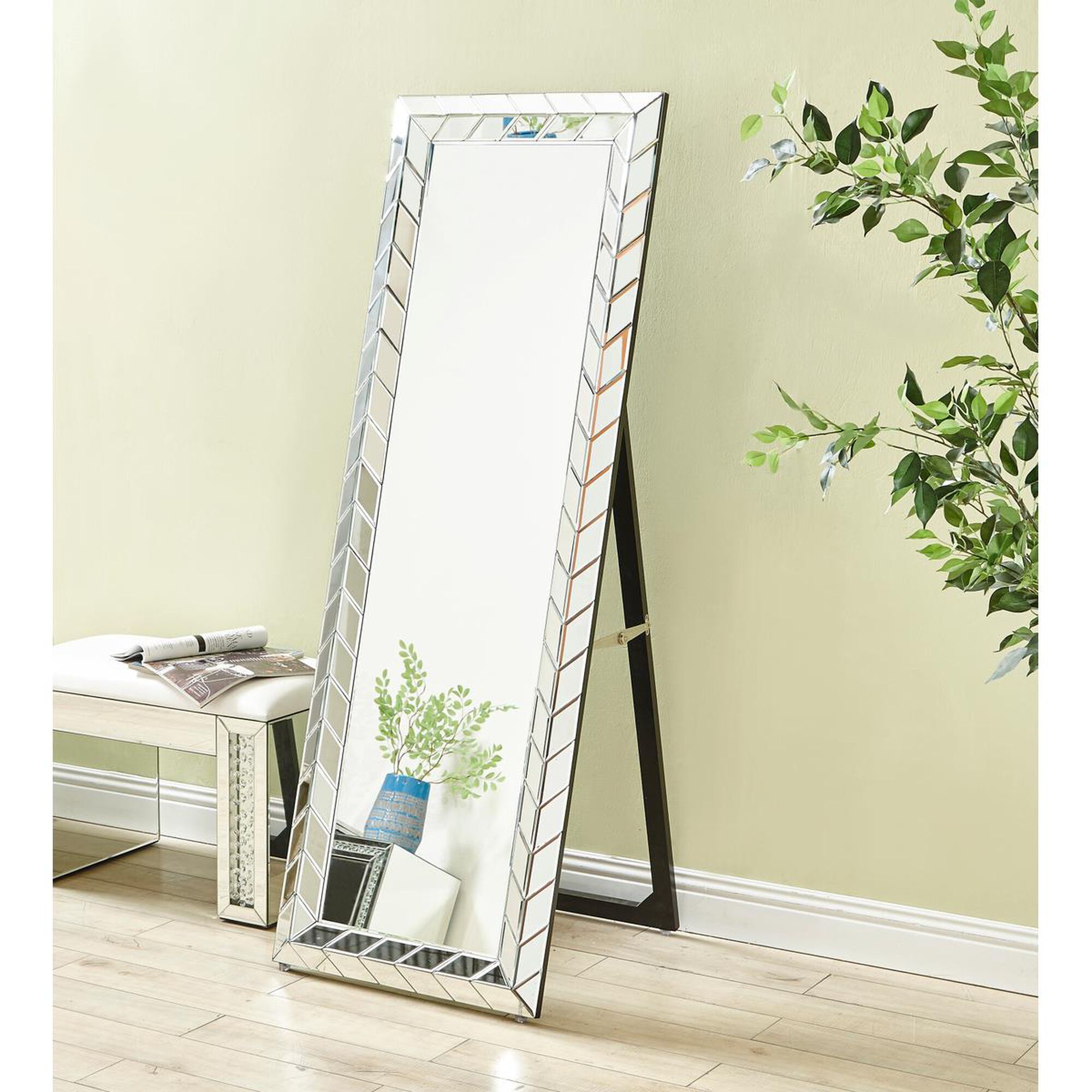 Sparkle 63 Inch Floor Standing Mirror,