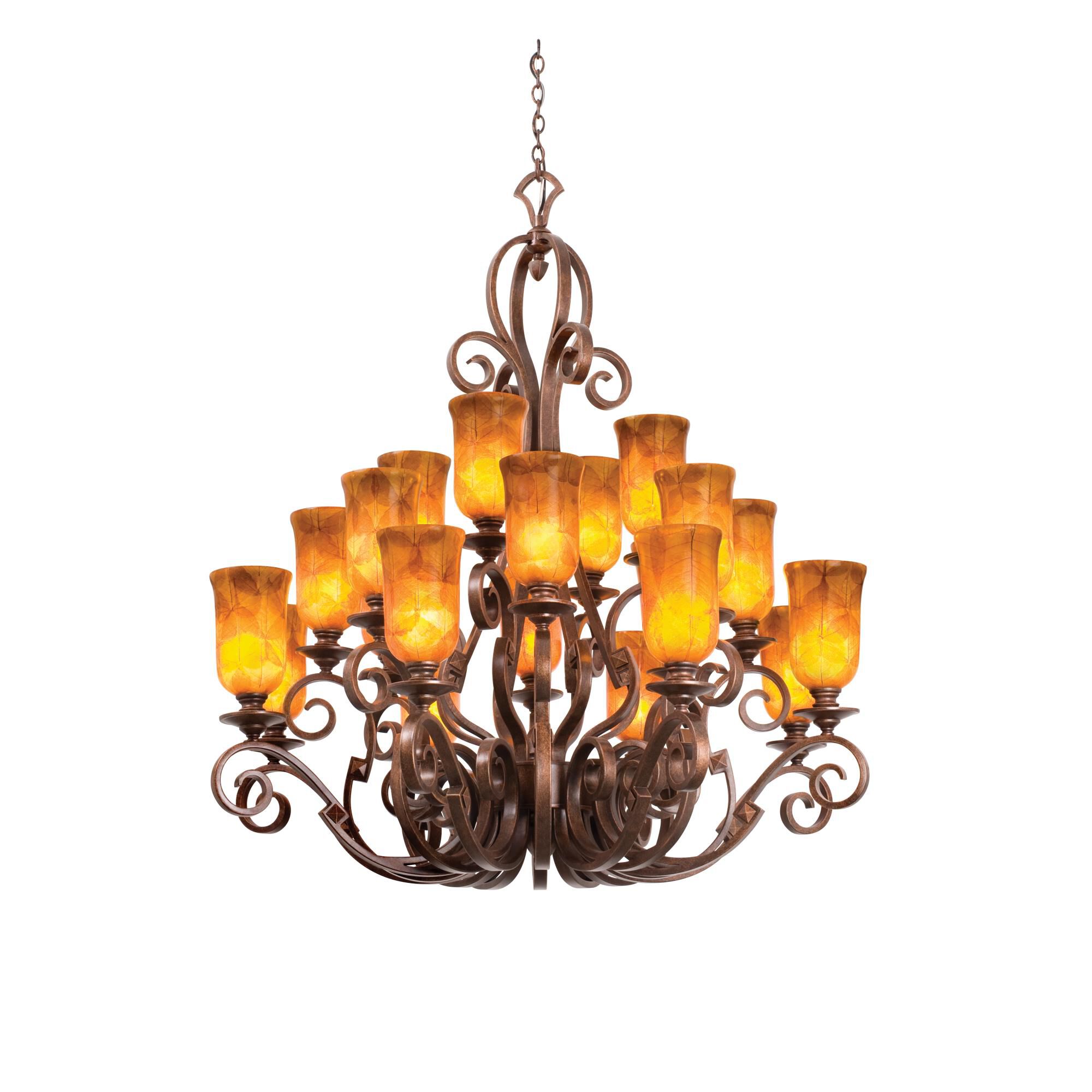 Ibiza 51 Inch 20 Light Chandelier by Kalco Lighting