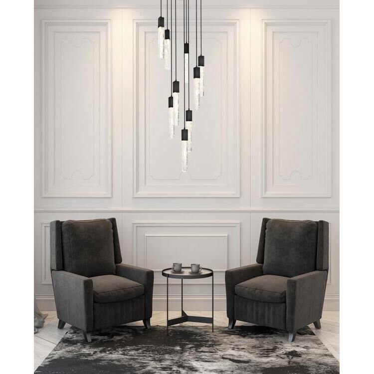 Aurora 24 Inch Multi Light Pendant by Elegant Lighting