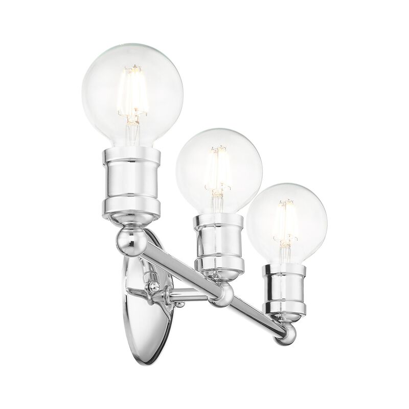Lansdale 20 Inch 3 Light Bath Vanity Light by Livex Lighting
