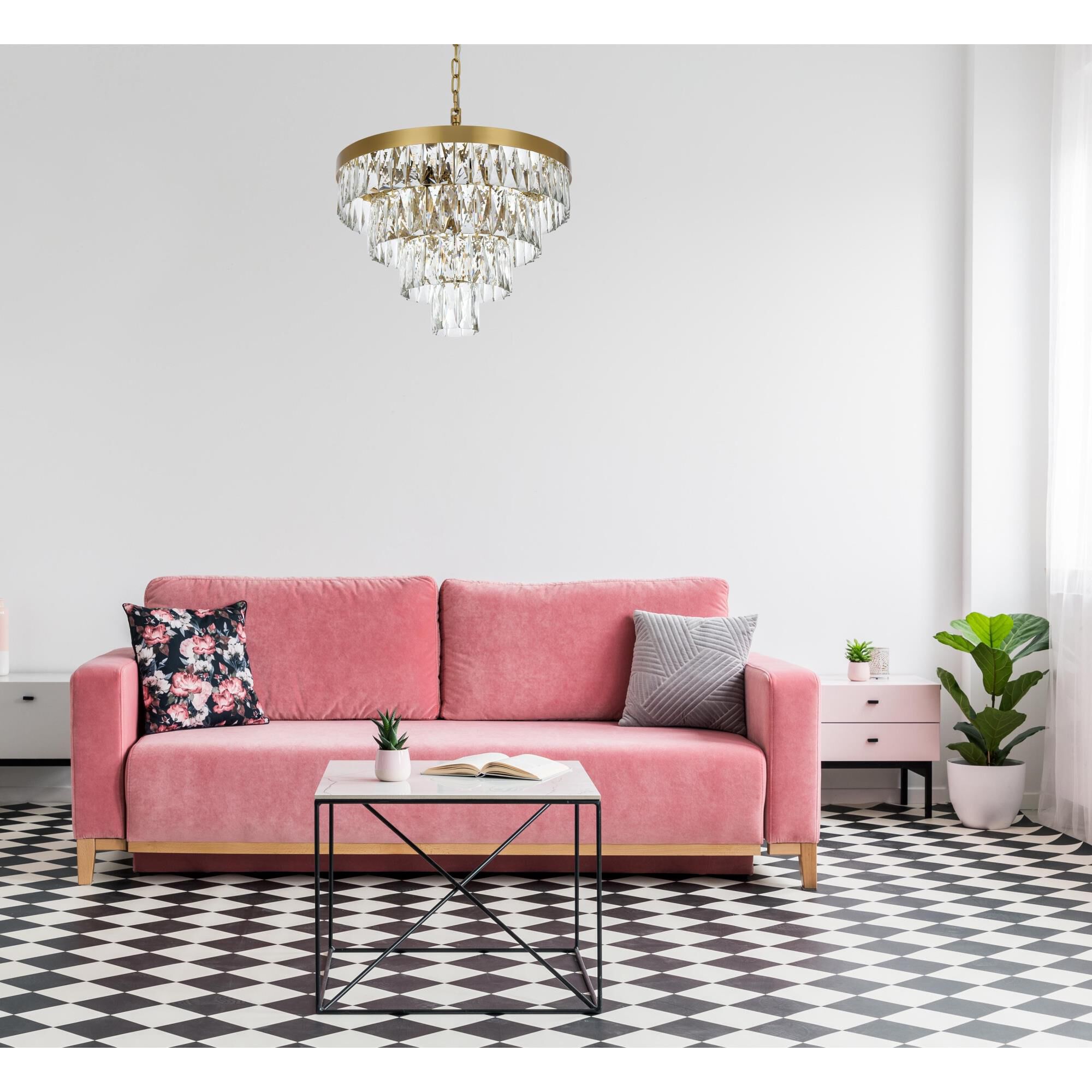 Josephine 20 Inch Mini Chandelier by Elegant Lighting