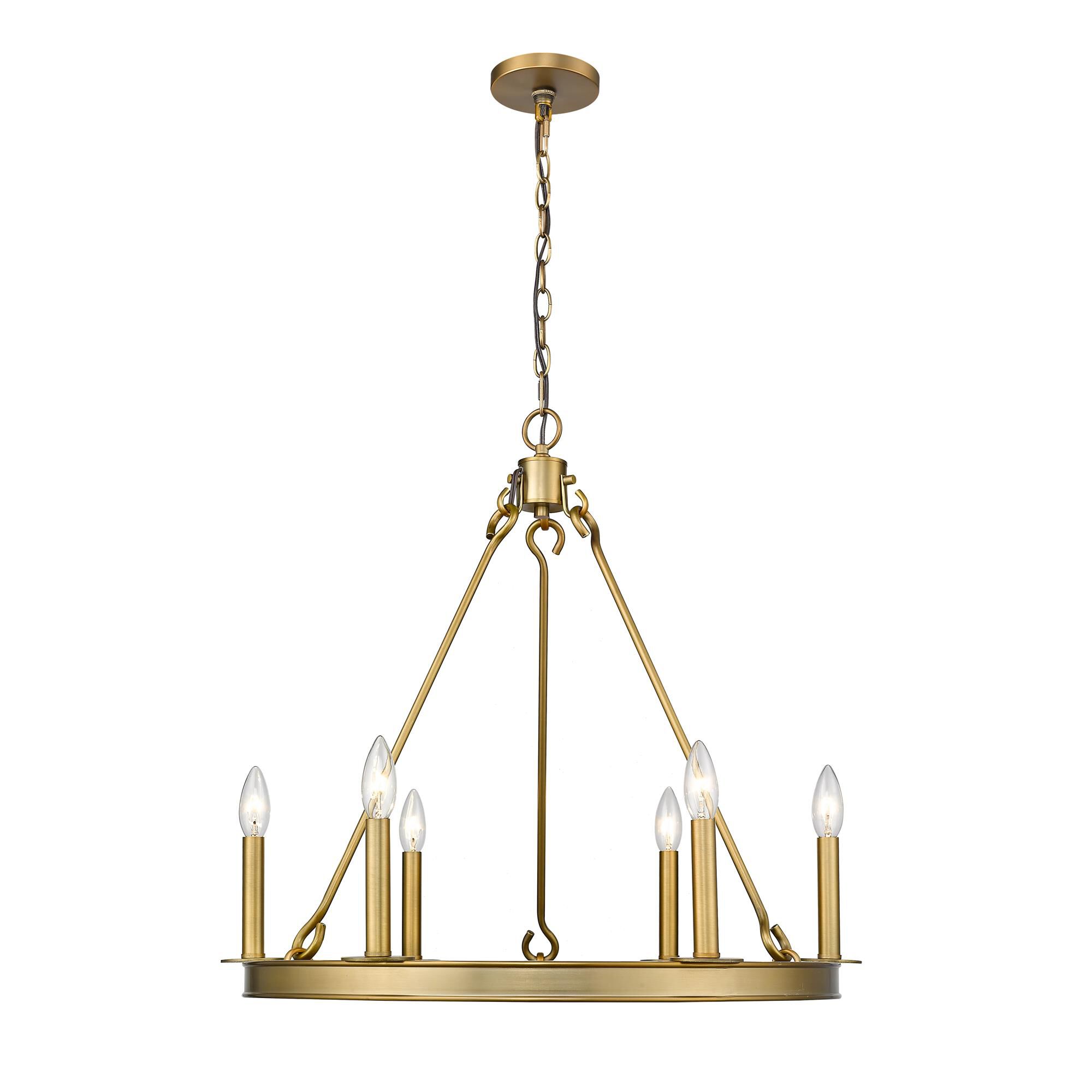 Barclay 25 Inch 6 Light Chandelier by Z-Lite