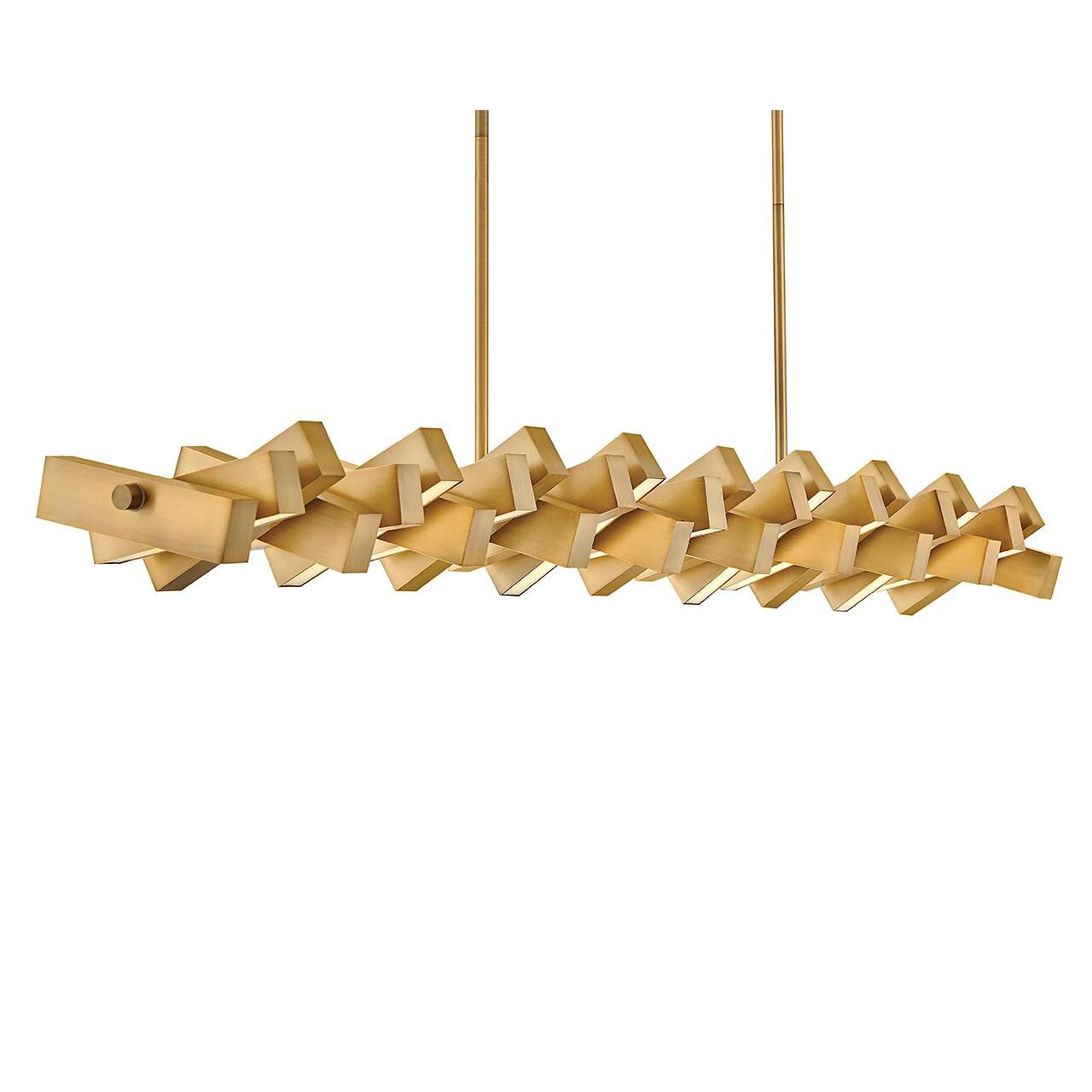 Shown in Lacquered Brass finish and Polycarbonate Lens glass