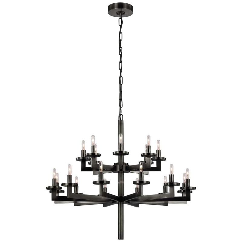 Kelly Wearstler Liaison 34 Inch 20 Light Chandelier by Visual Comfort Signature Collection
