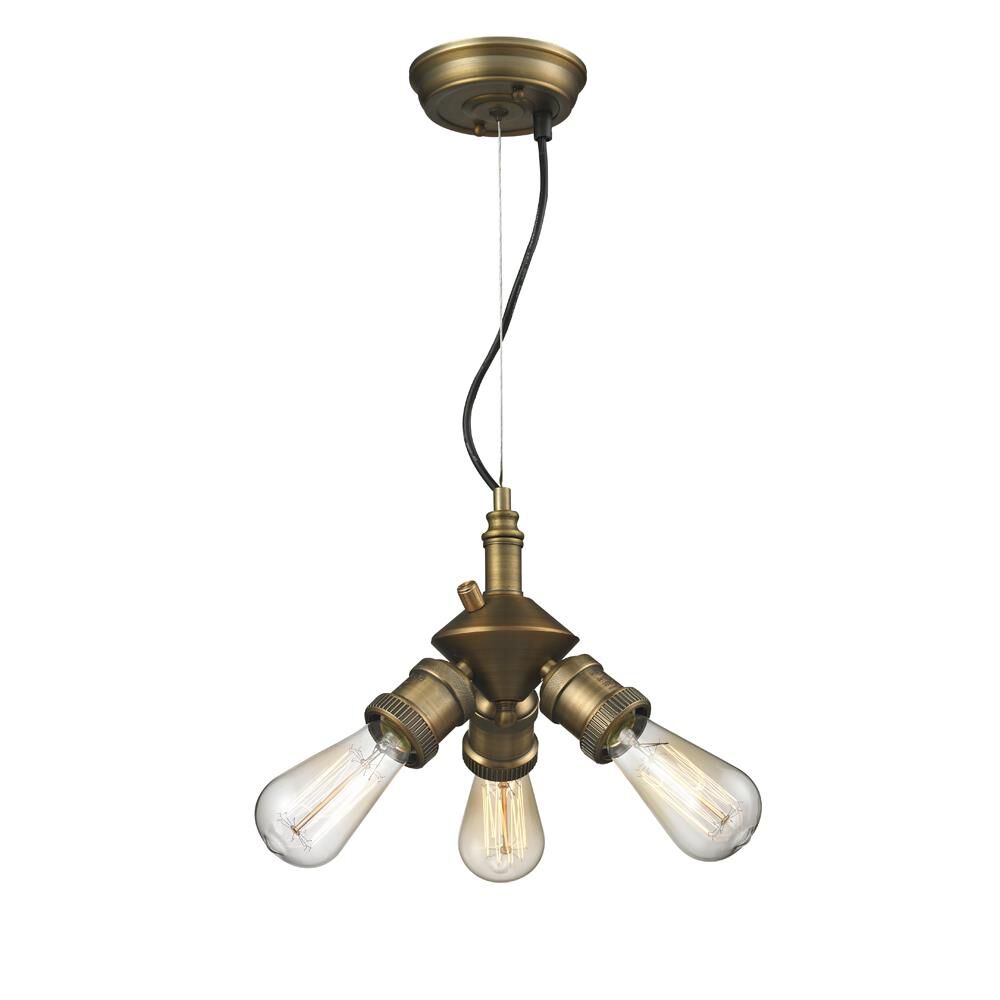 Bruno Marashlian Bare Bulb 8 Inch 2 Light Mini Chandelier by Innovations Lighting