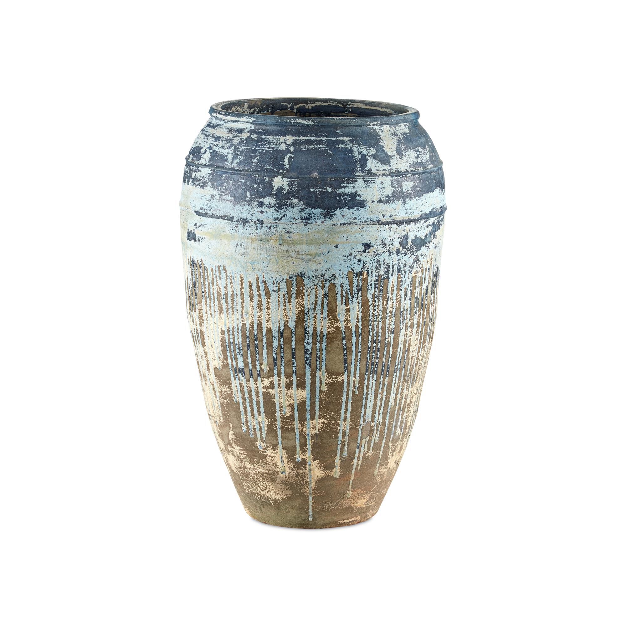 Shown in Greenish, Milky White, Blue Drip finish