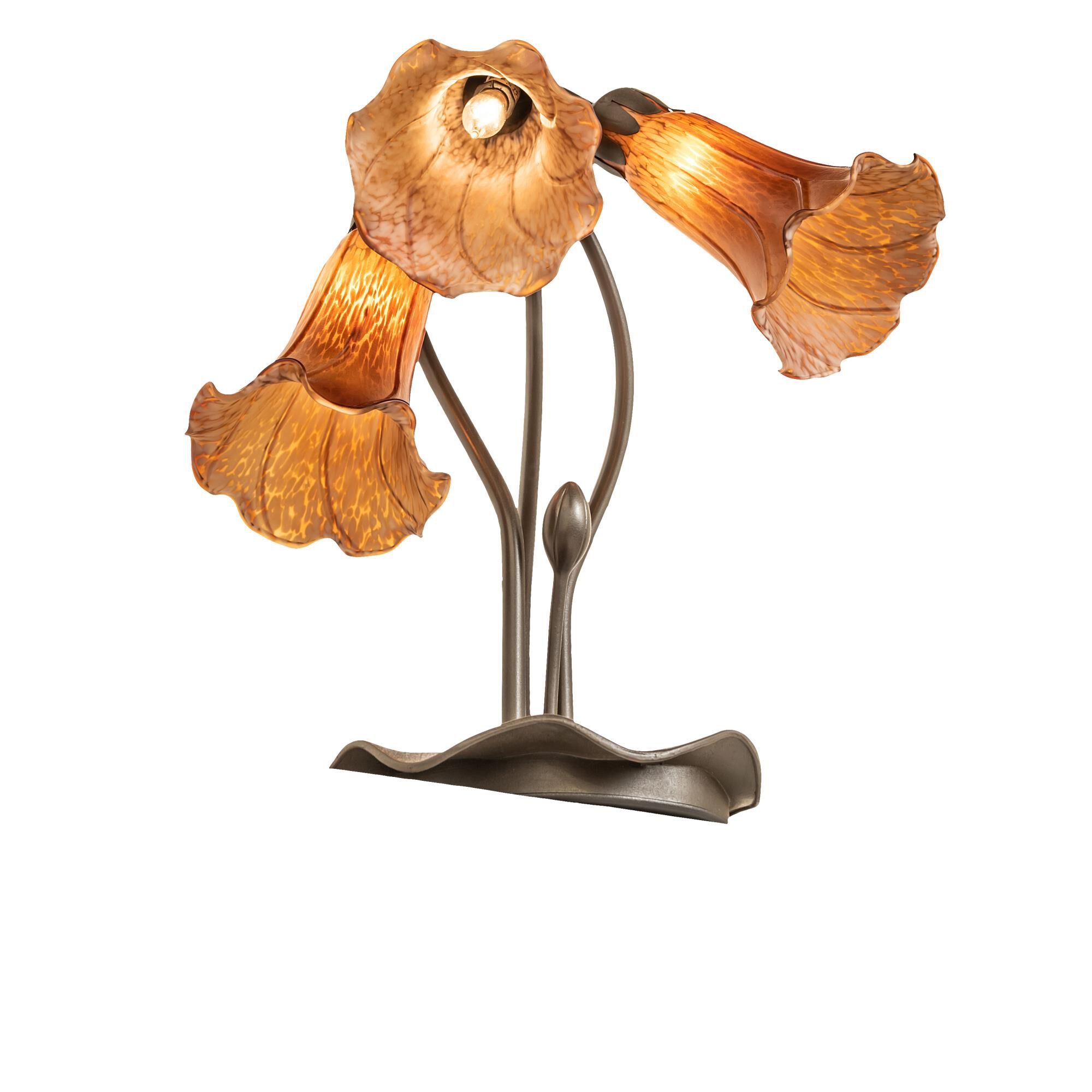 Amber 16 Inch Accent Lamp by Meyda Lighting