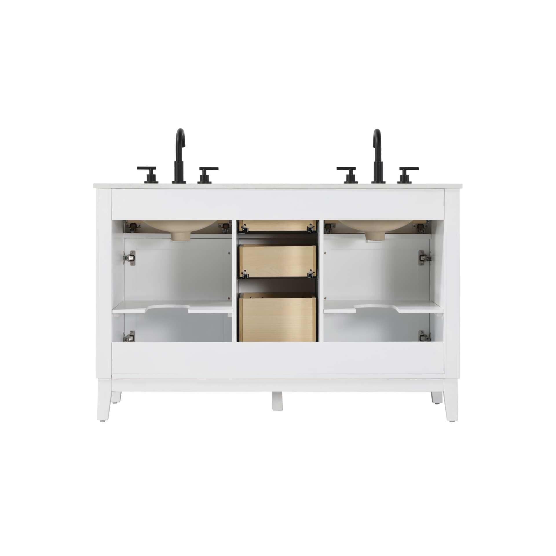 Shown in White finish