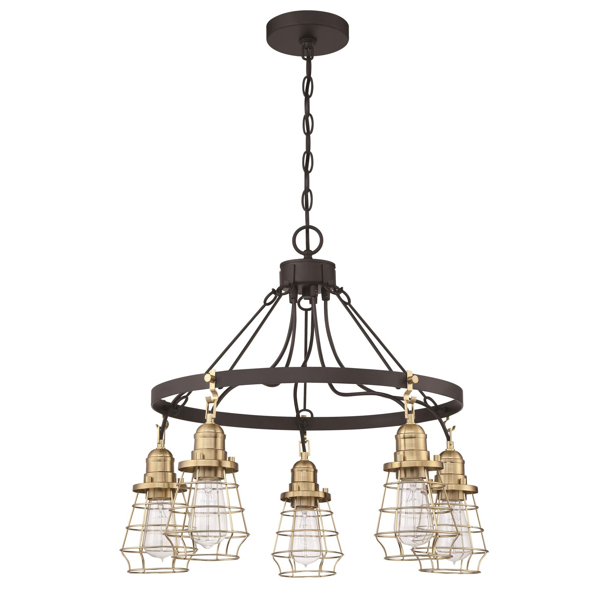 Thatcher 25 Inch 5 Light Chandelier by Craftmade
