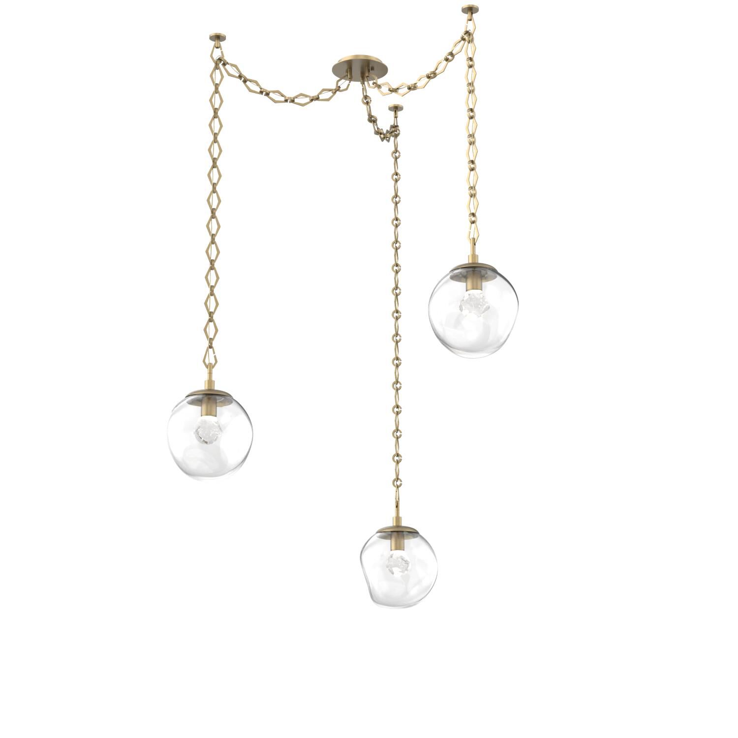 Levi Wilson Aster 19 Inch Multi Pendant Light by Hammerton Studio