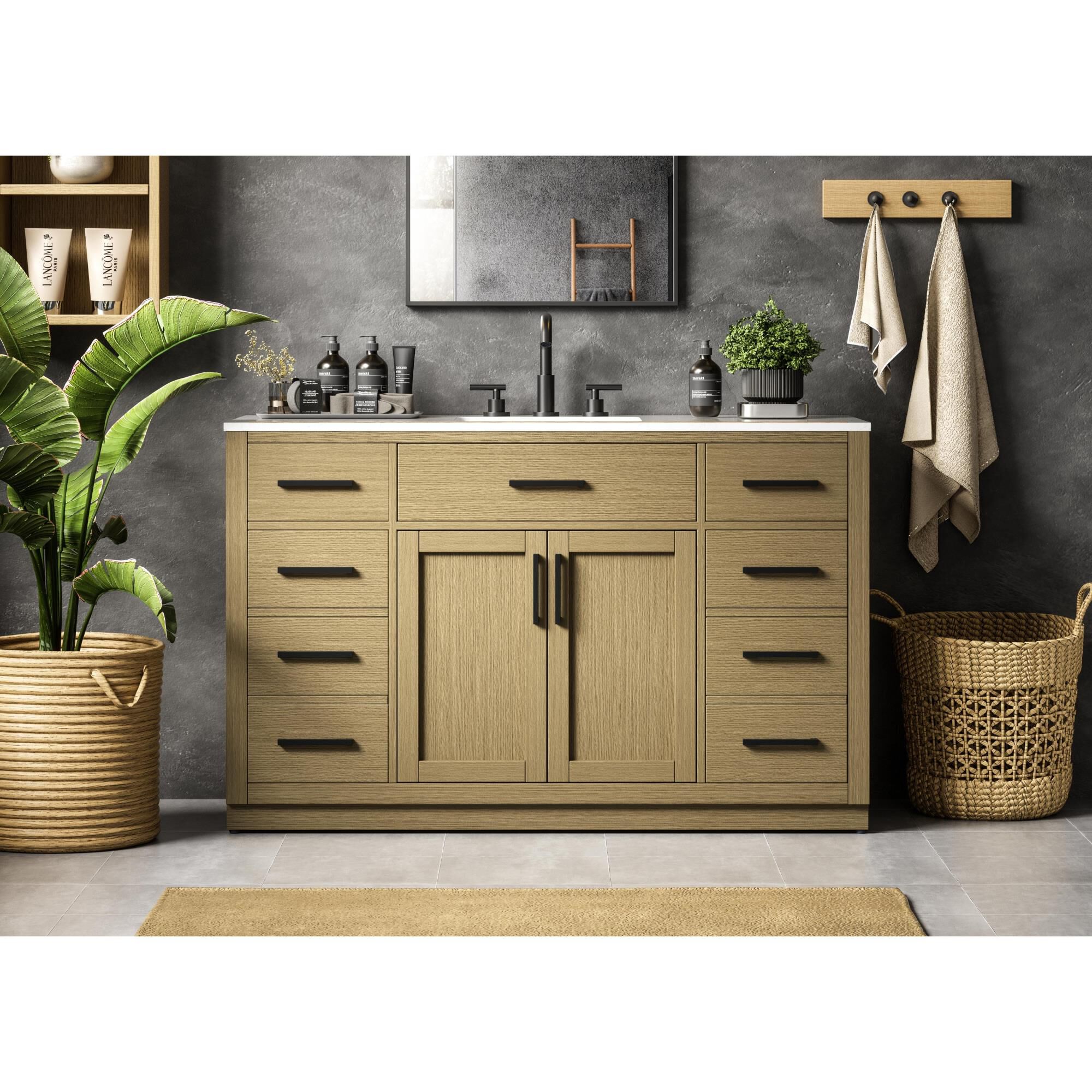 Shown in Honey Brown finish