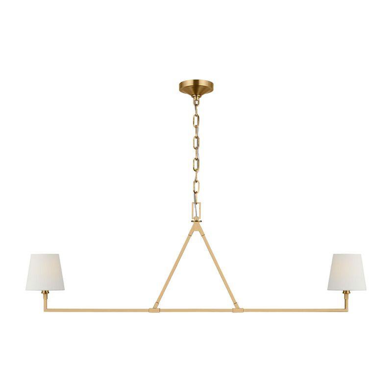Chapman & Myers Perth Medium Linear Chandelier by Visual Comfort Studio