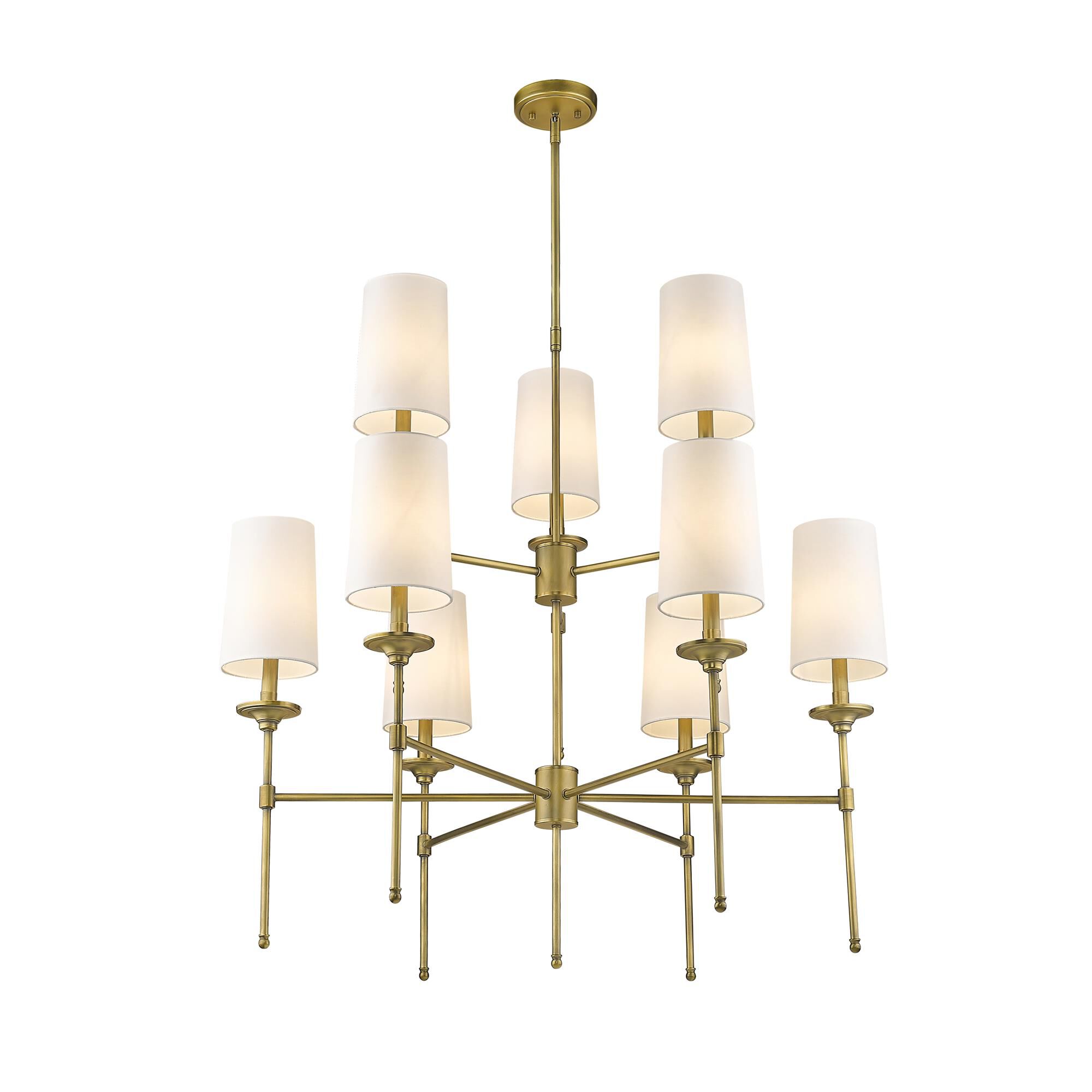 Emily 38 Inch 9 Light Chandelier by Z-Lite