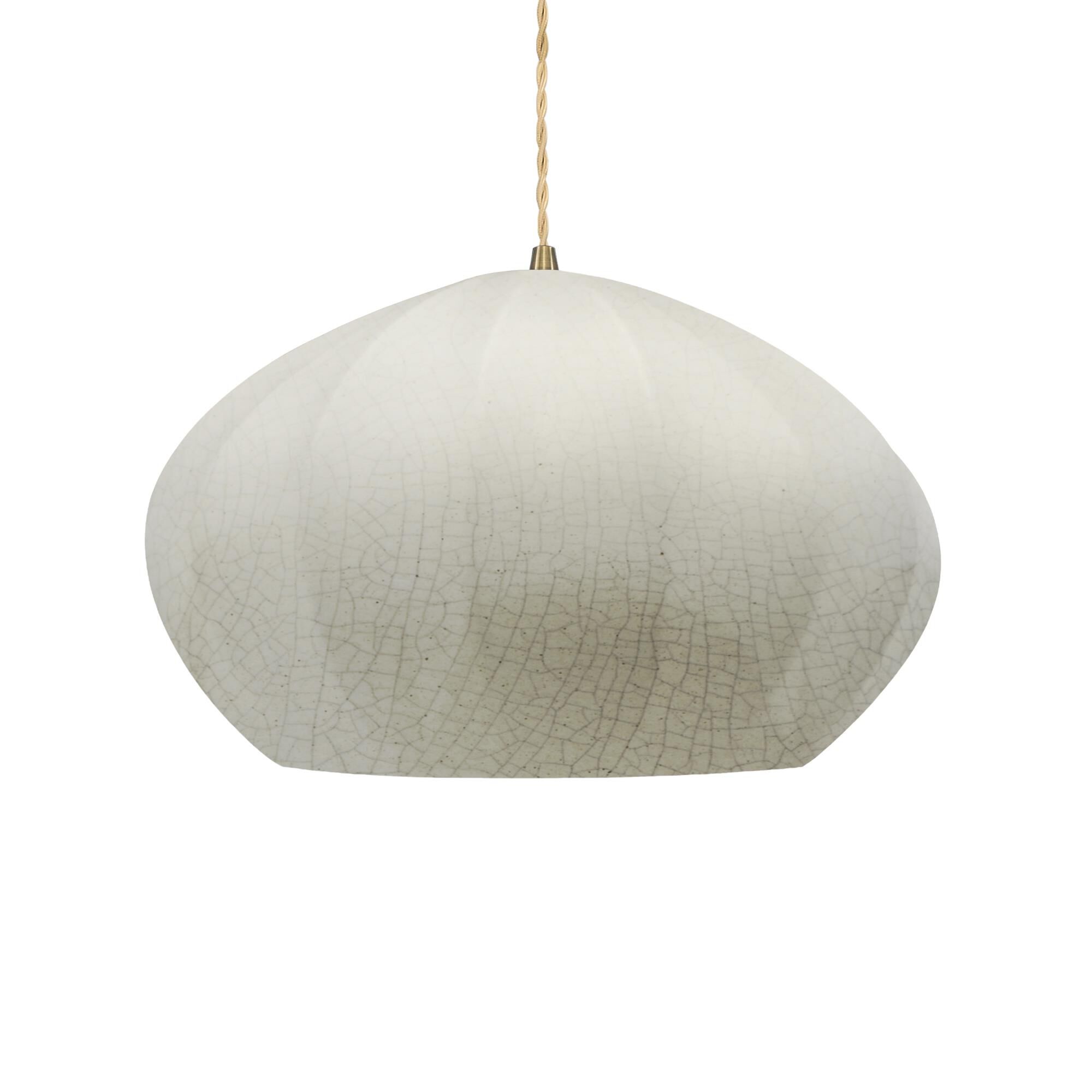 Fluted 13 Inch Large Pendant by Justice Design Group