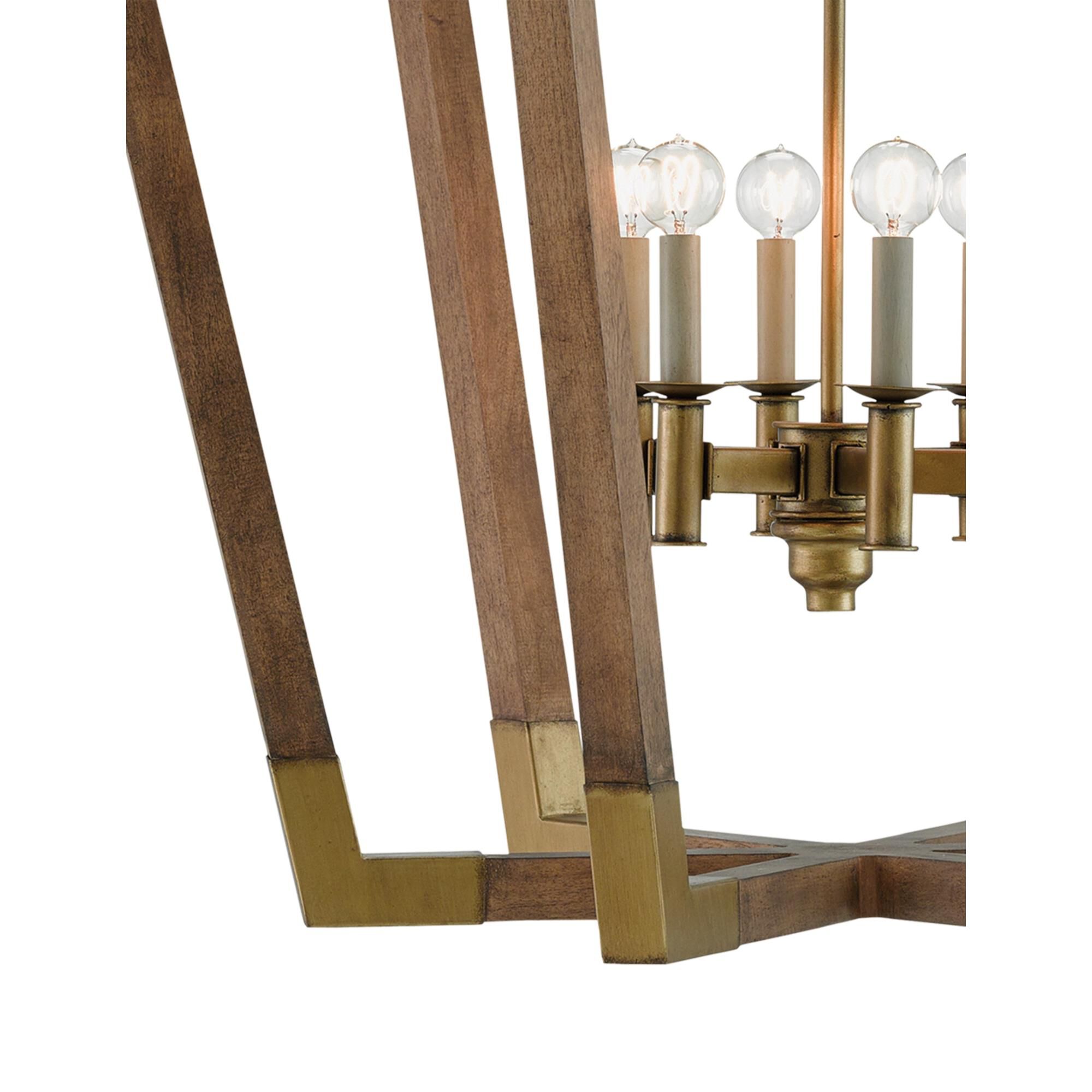 Bastian Chandelier 6 Light Chandelier by Currey and Company