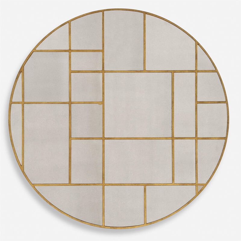 John Kowalski Geometric 45 Inch Decorative Mirror by Uttermost