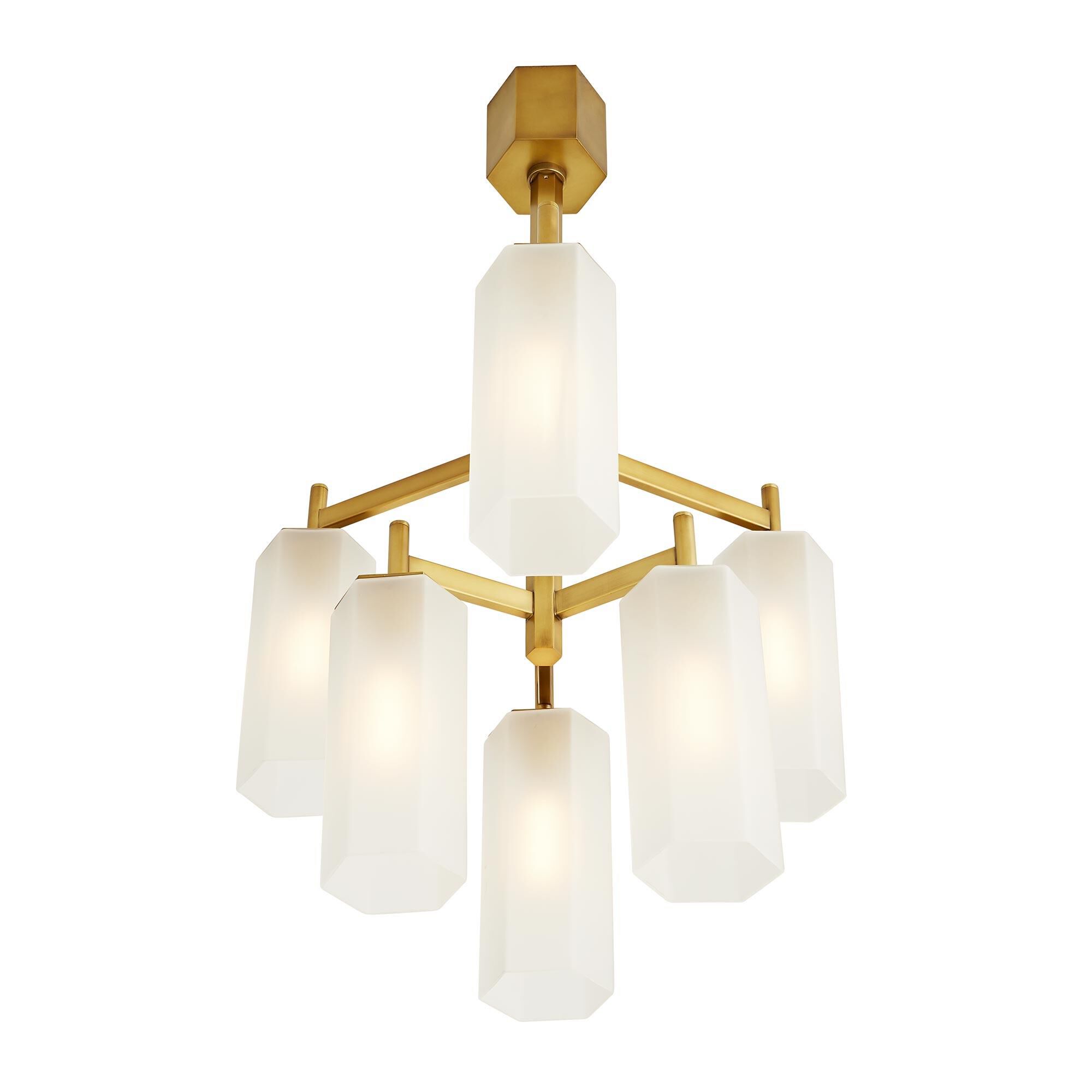 Soloman 23 Inch 6 Light Chandelier by Arteriors Home