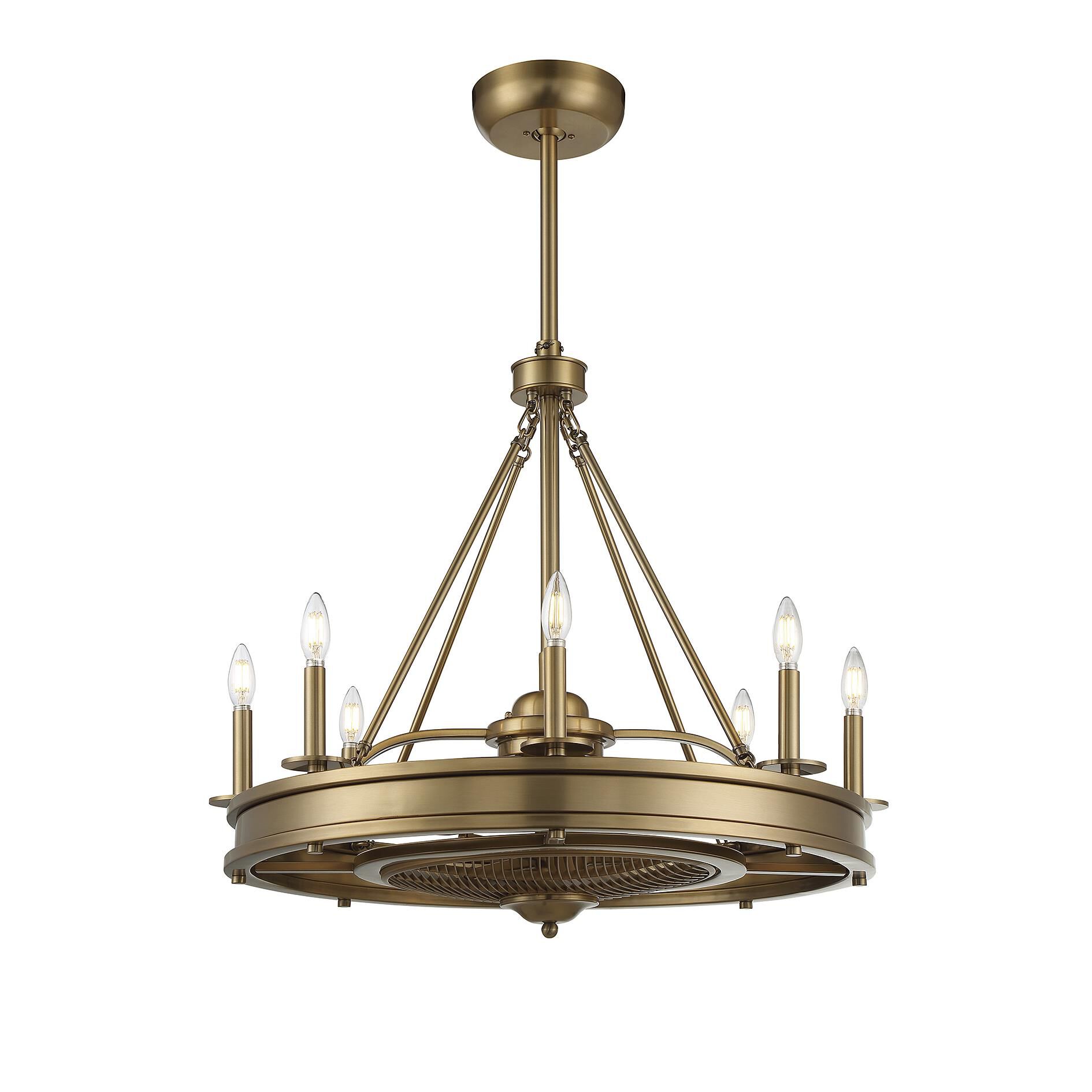 Lyon 30 Inch Chandelier Ceiling Fan by Savoy House