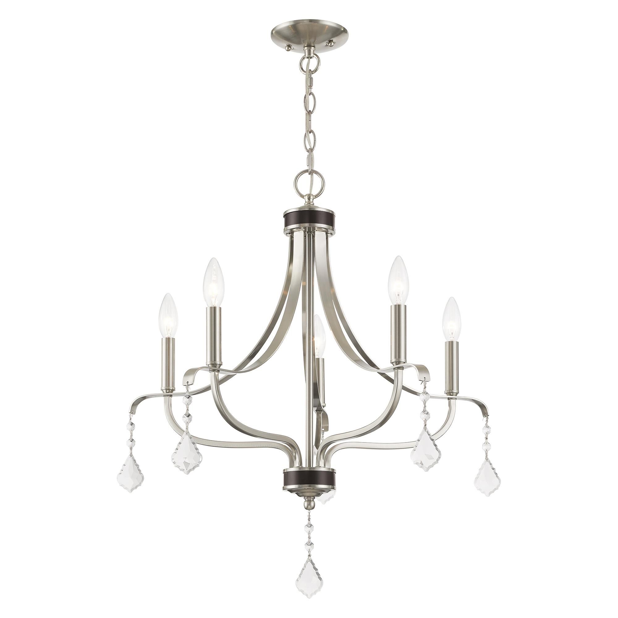 Laurel 24 Inch 5 Light Chandelier by Livex Lighting