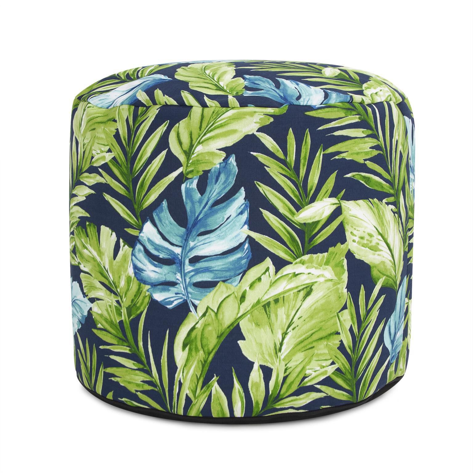 The Cardoon Pouf Ottoman by Howard Elliott Collection