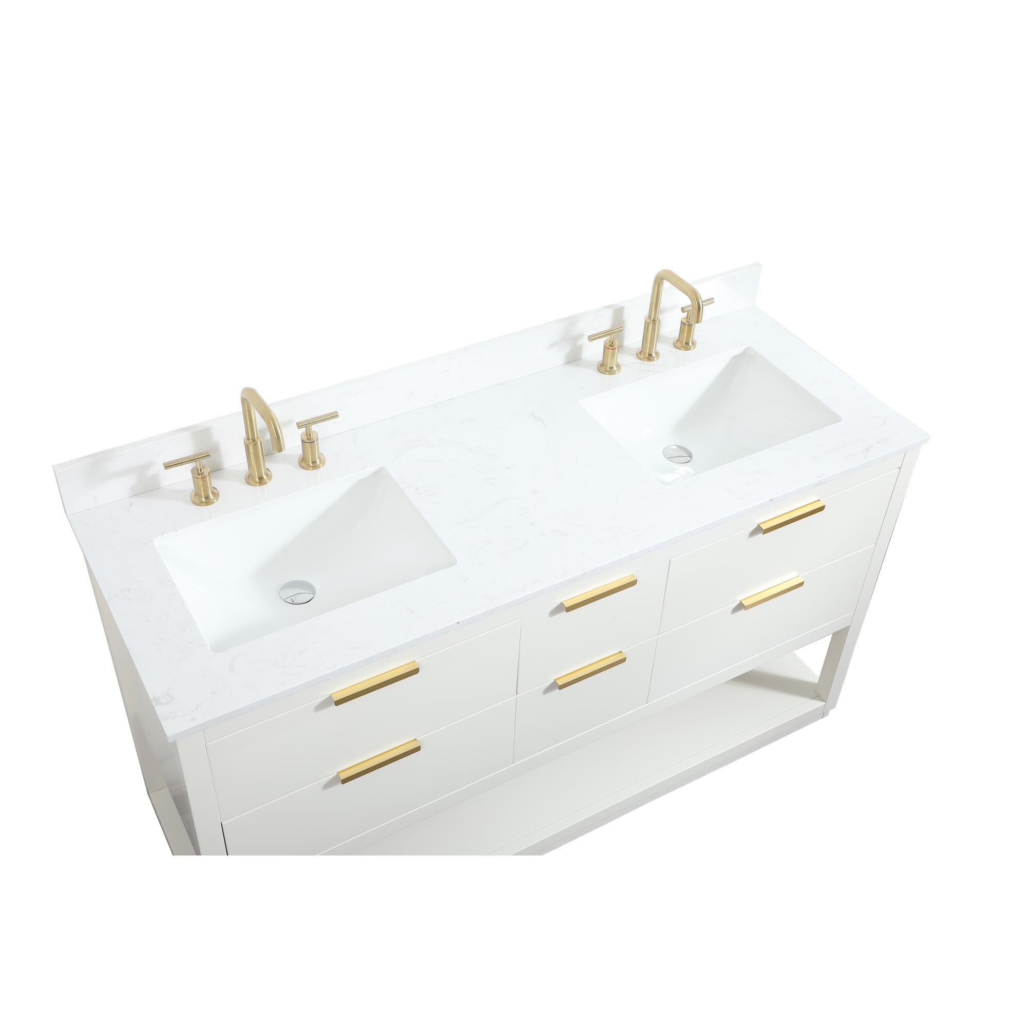 Larkin 60 Inch Bath Vanity by Elegant Decor