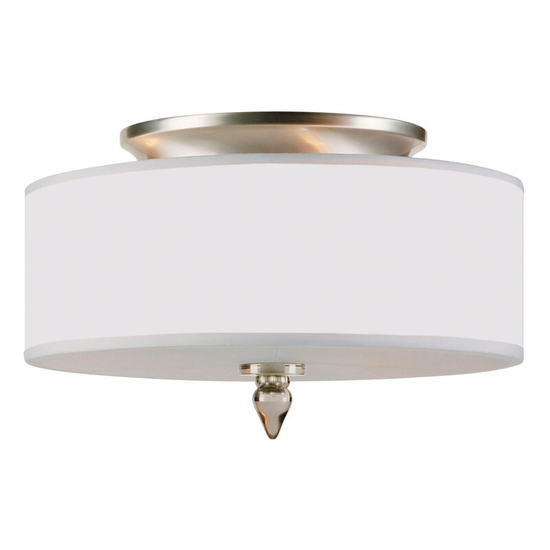 Luxor 14 Inch 3 Light Flush Mount by Crystorama
