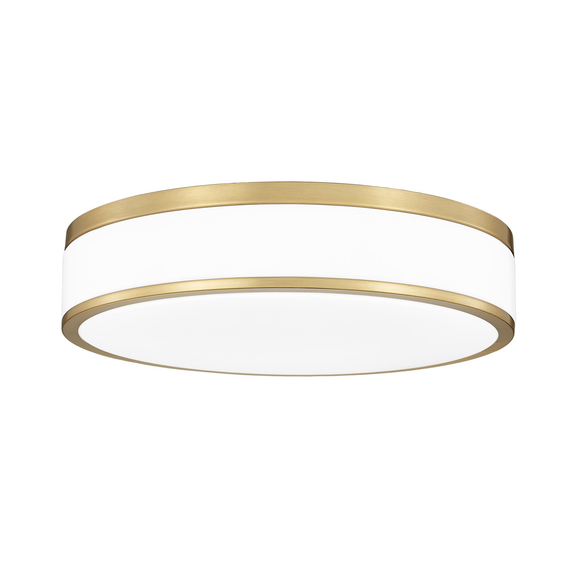 Shown in Modern Gold finish and Frosted glass and Frosted shade