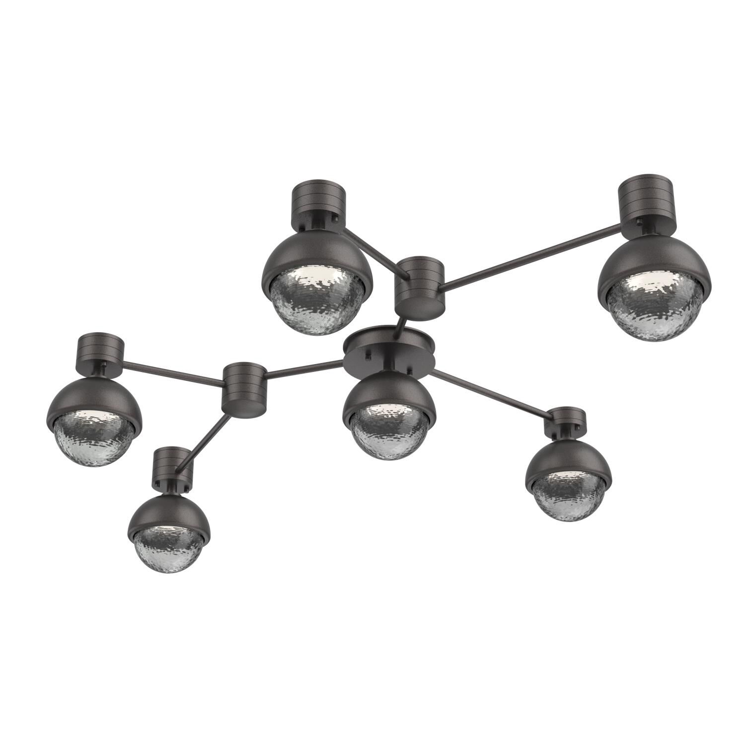 Shown in Graphite finish and Smoke glass and Metal Shade Matching Finish accent