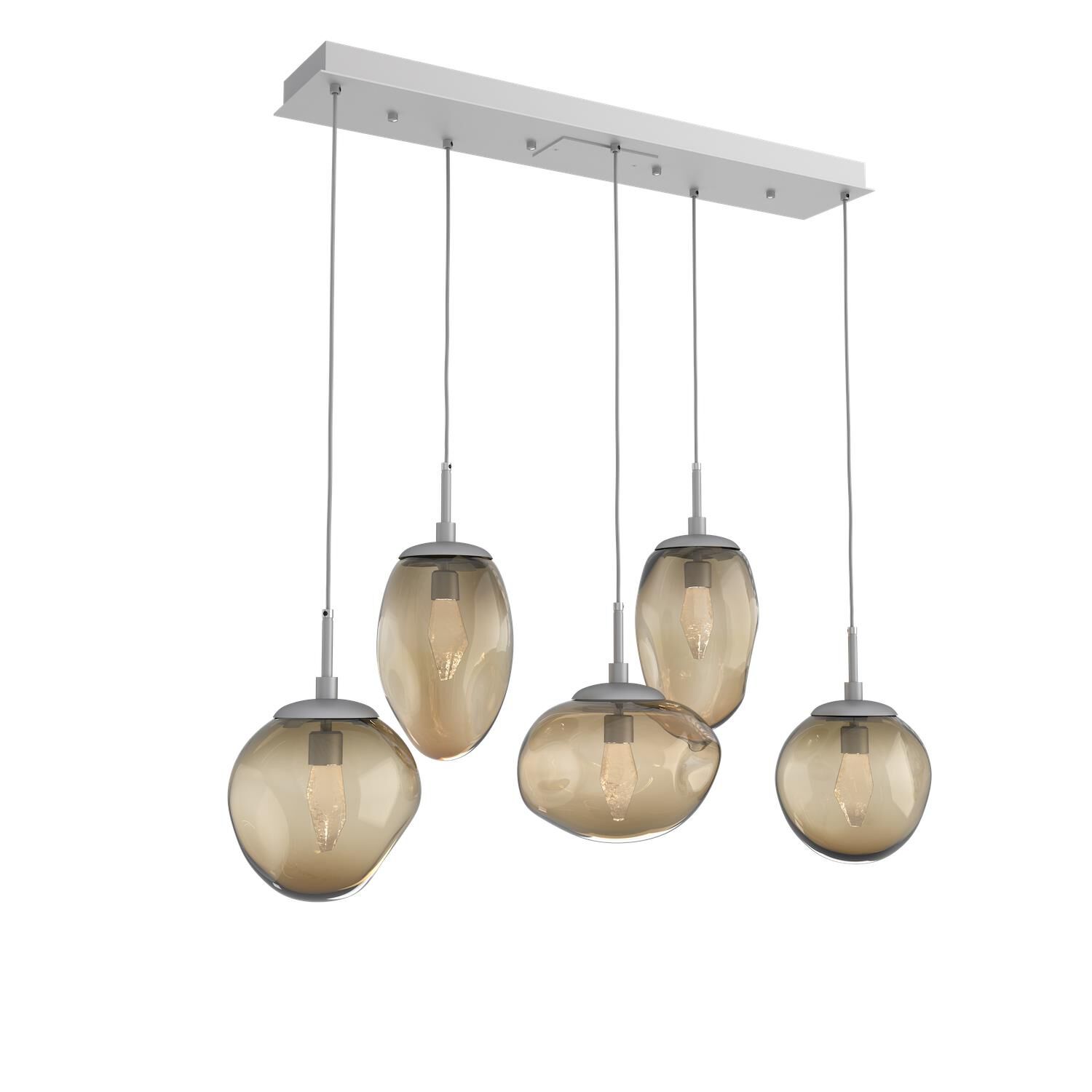 Shown in Classic Silver finish and Geo Inner And Bronze Outer glass