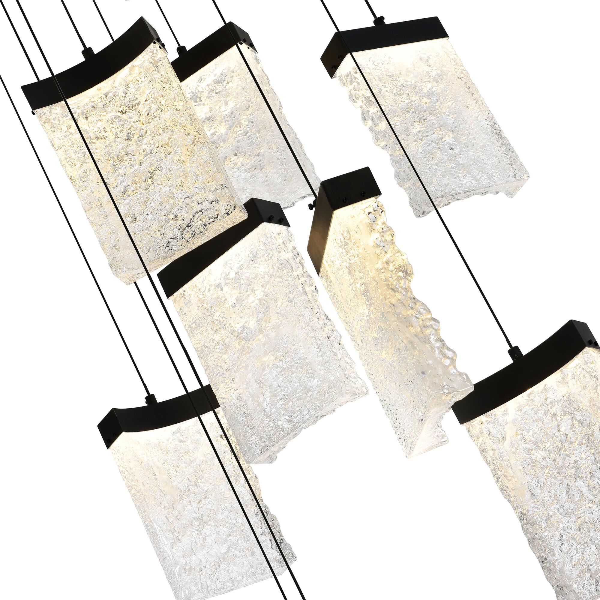 Lava Linear Suspension Light by CWI Lighting