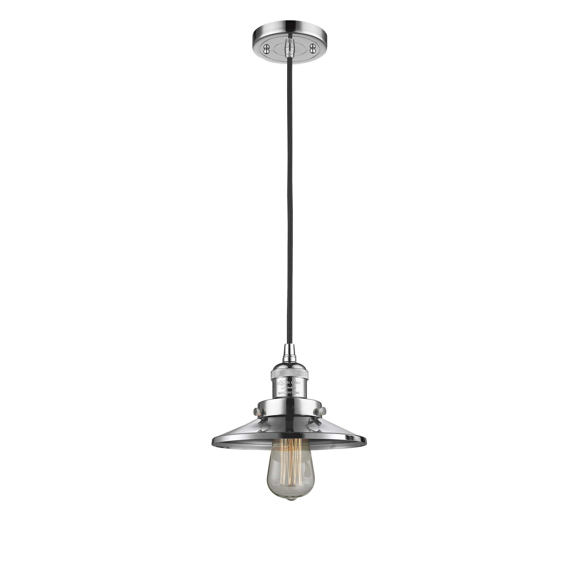 Shown in Polished Chrome finish and Cord accent