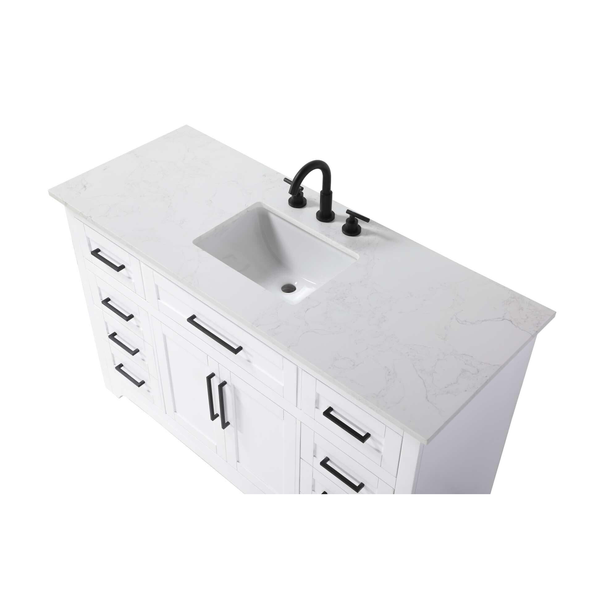 Shown in White finish