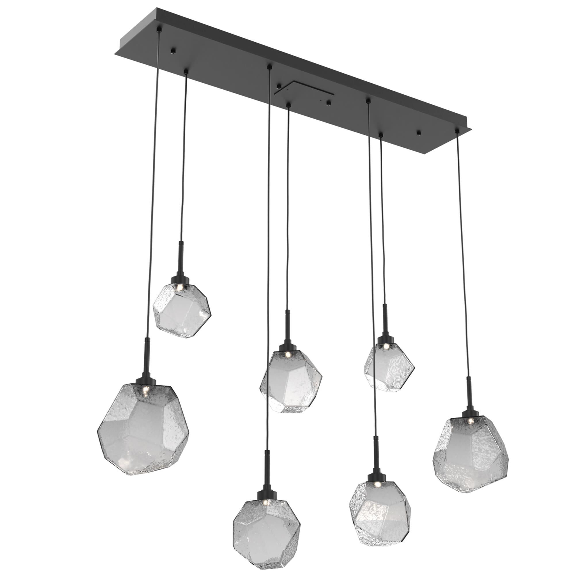 Shown in Matte Black finish and Smoke glass