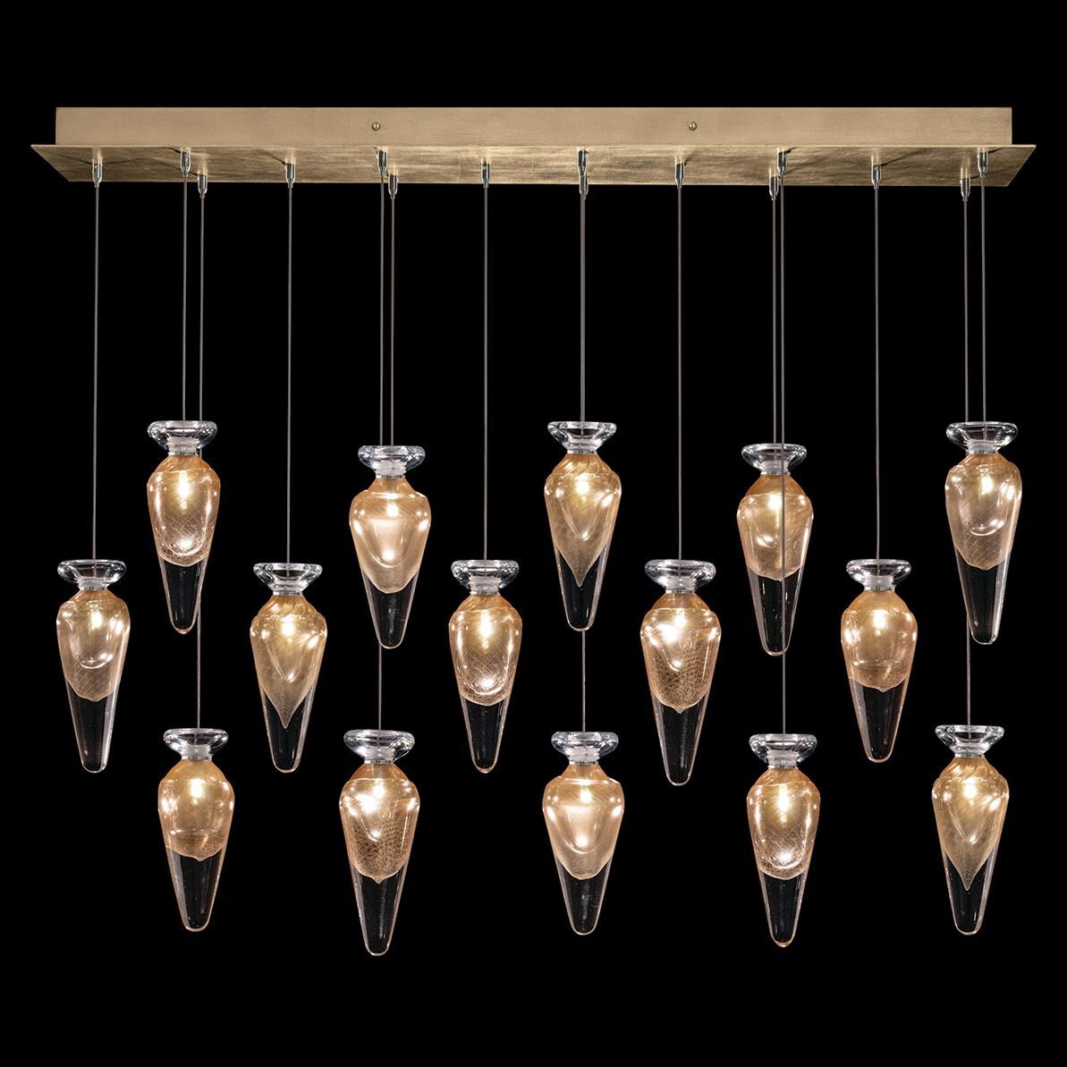 Essence 49 Inch Linear Suspension Light by Fine Art Handcrafted Lighting