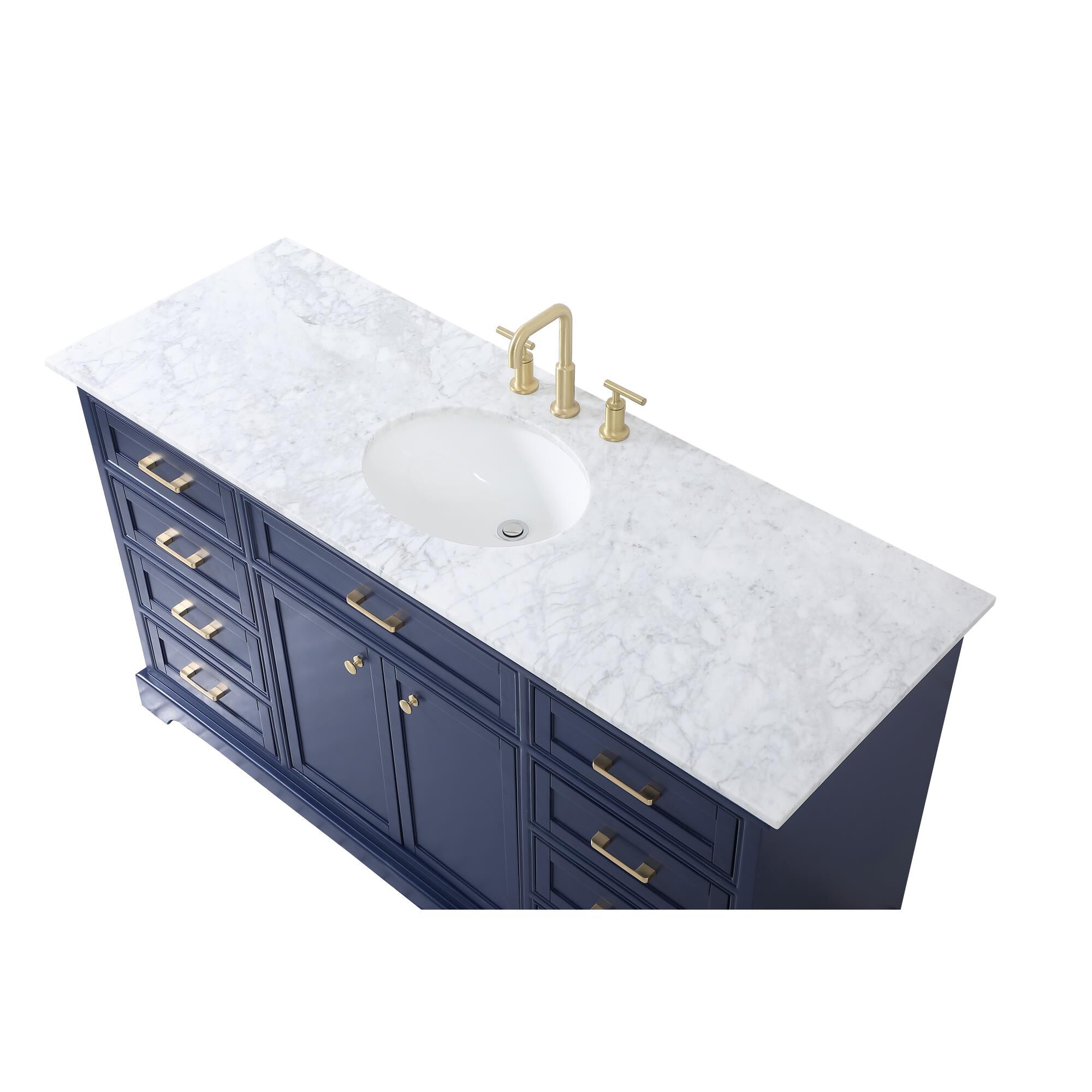 Shown in Blue finish