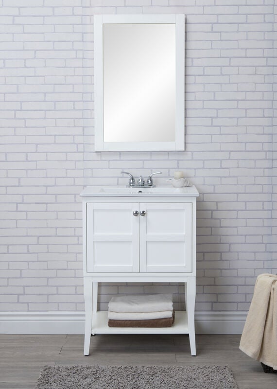 Mason 24 Inch Bath Vanity Cabinet by Elegant Decor