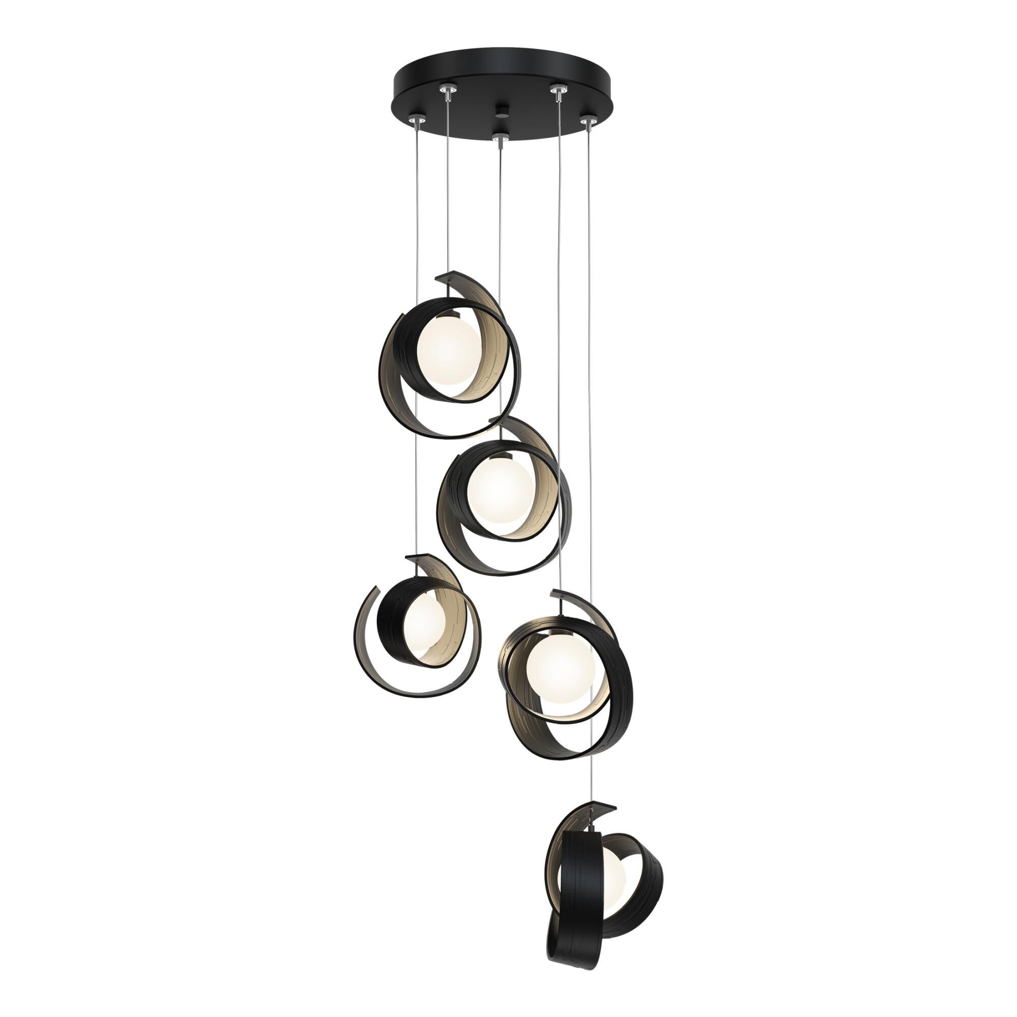 Riza 19 Inch 5 Light Multi Light Pendant,