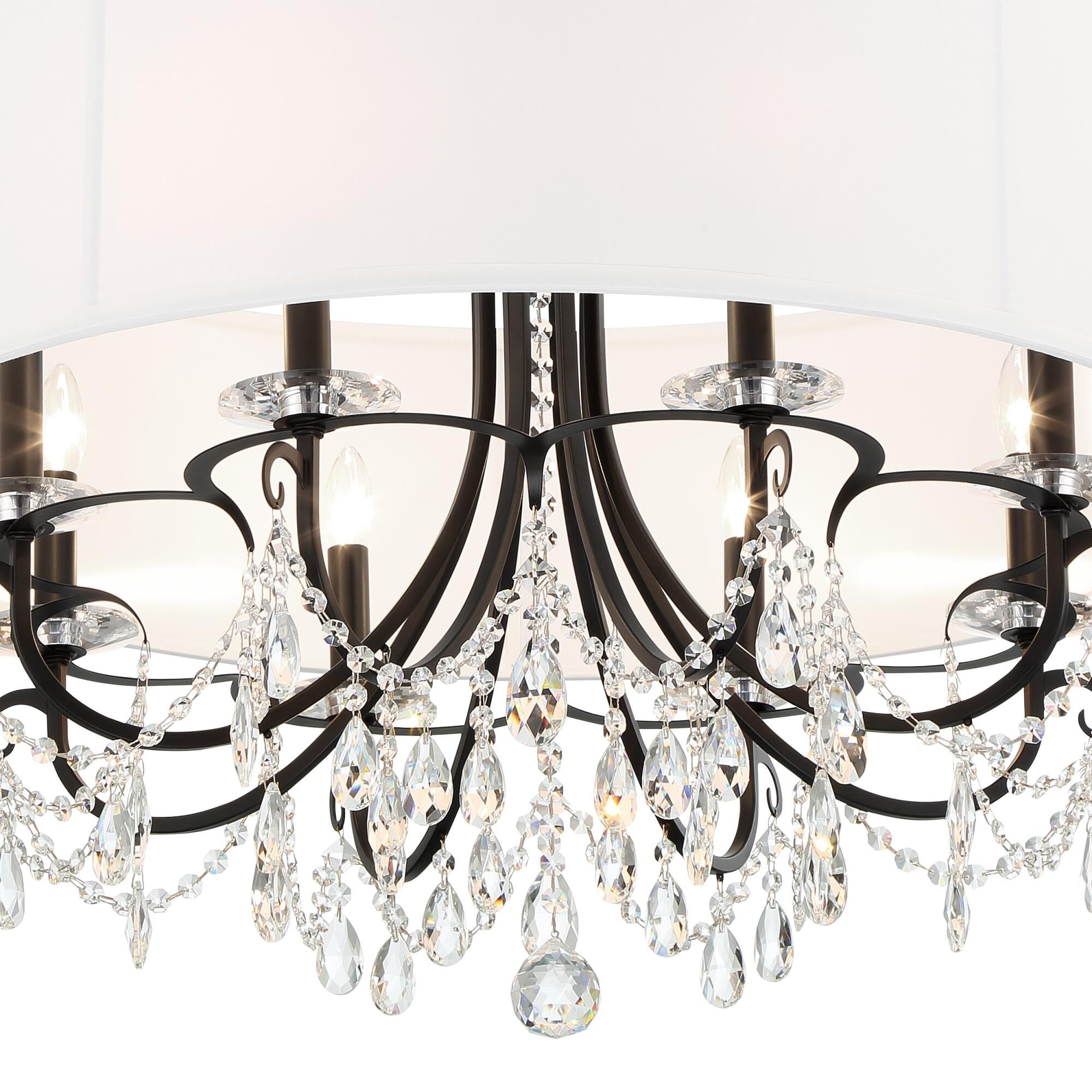 Othello 32 Inch 8 Light Chandelier by Crystorama