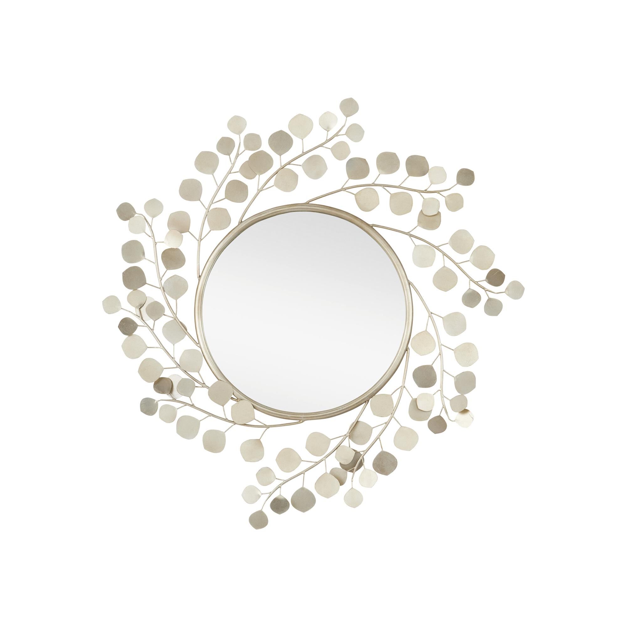 Shown in Contemporary Silver Leaf and Mirror finish