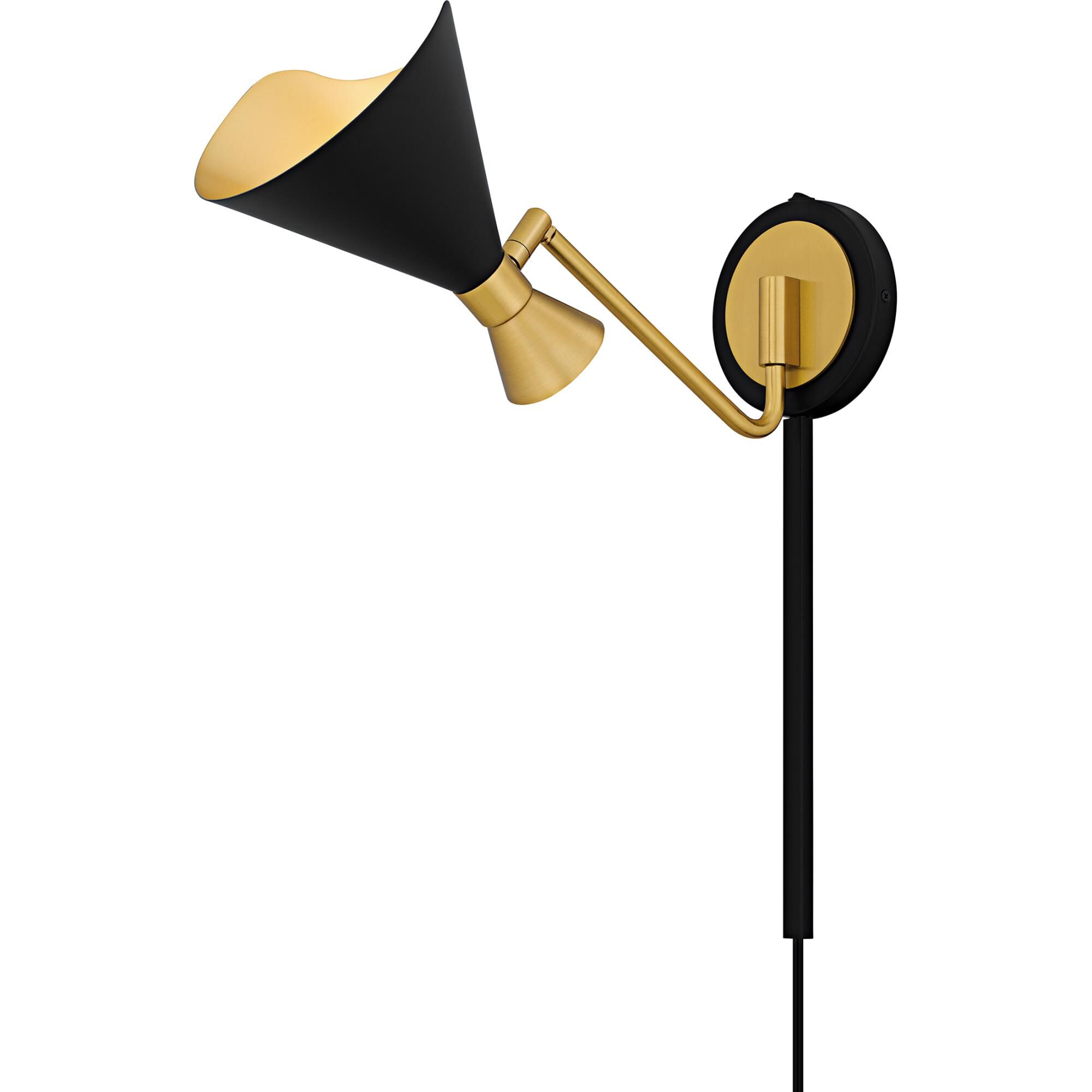 Shown in Matte Black finish and Metal shade