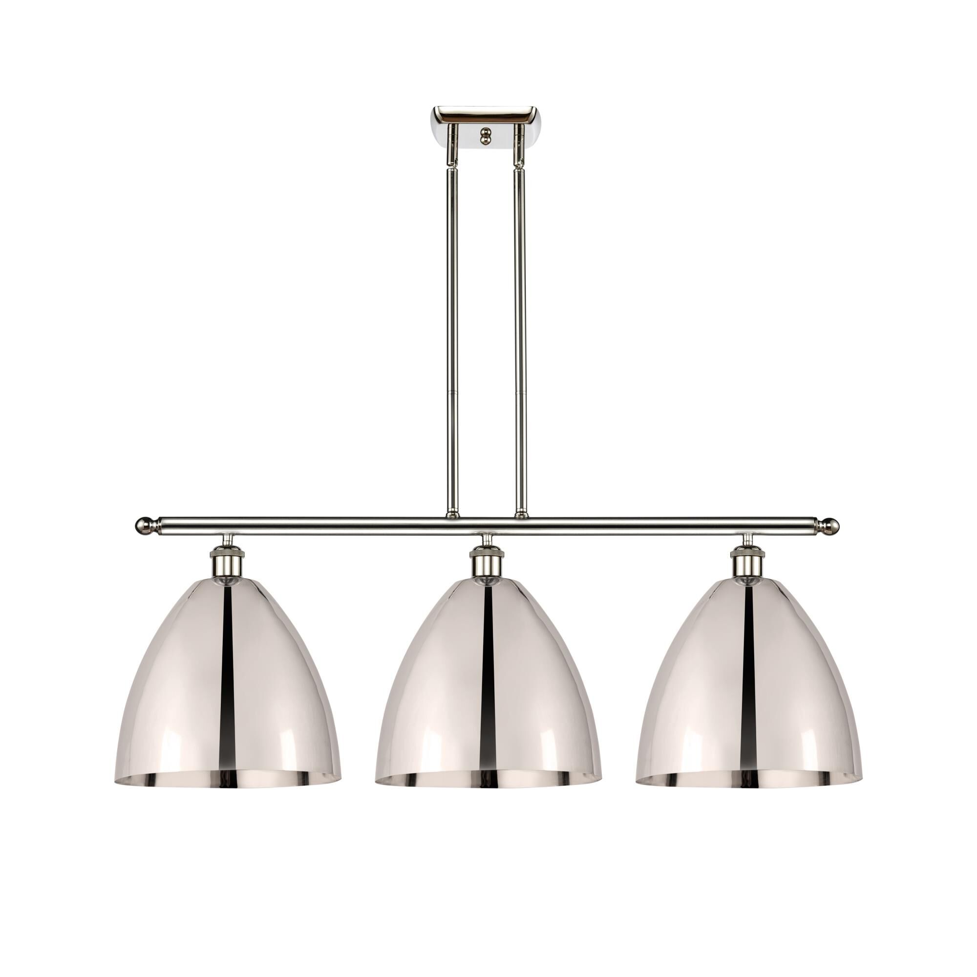 Bruno Marashlian Ballston Dome 38 Inch 3 Light Linear Suspension Light by Innovations Lighting
