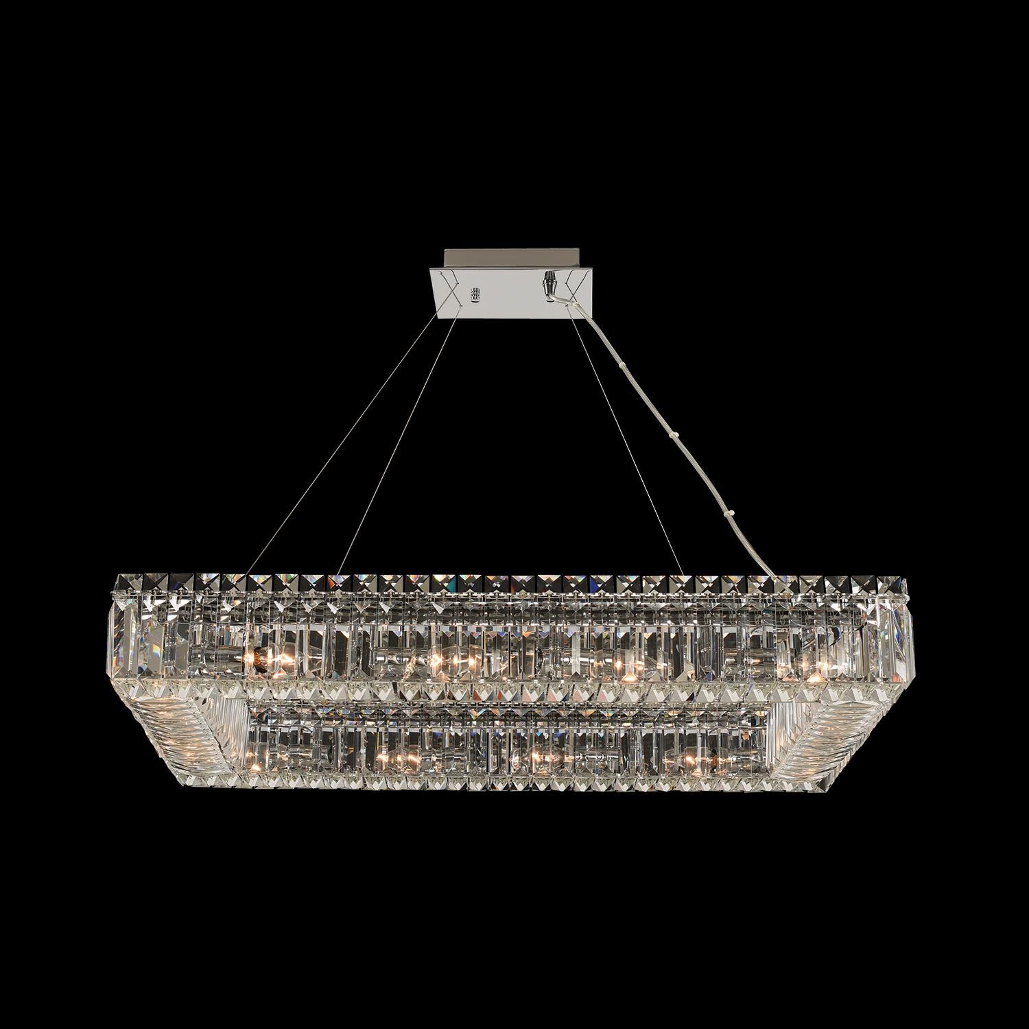 Baguette 29 Inch Large Pendant by Allegri