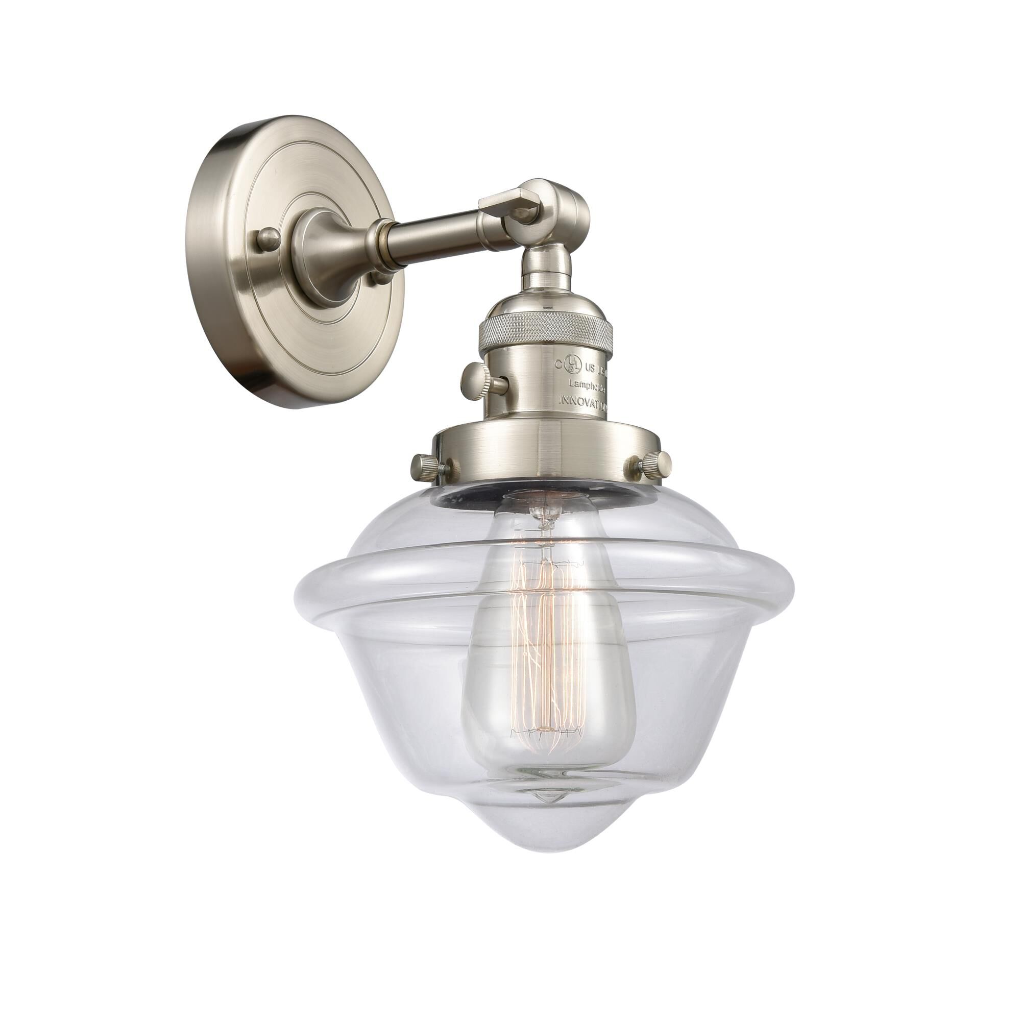 Bruno Marashlian Small Oxford 8 Inch Wall Sconce by Innovations Lighting