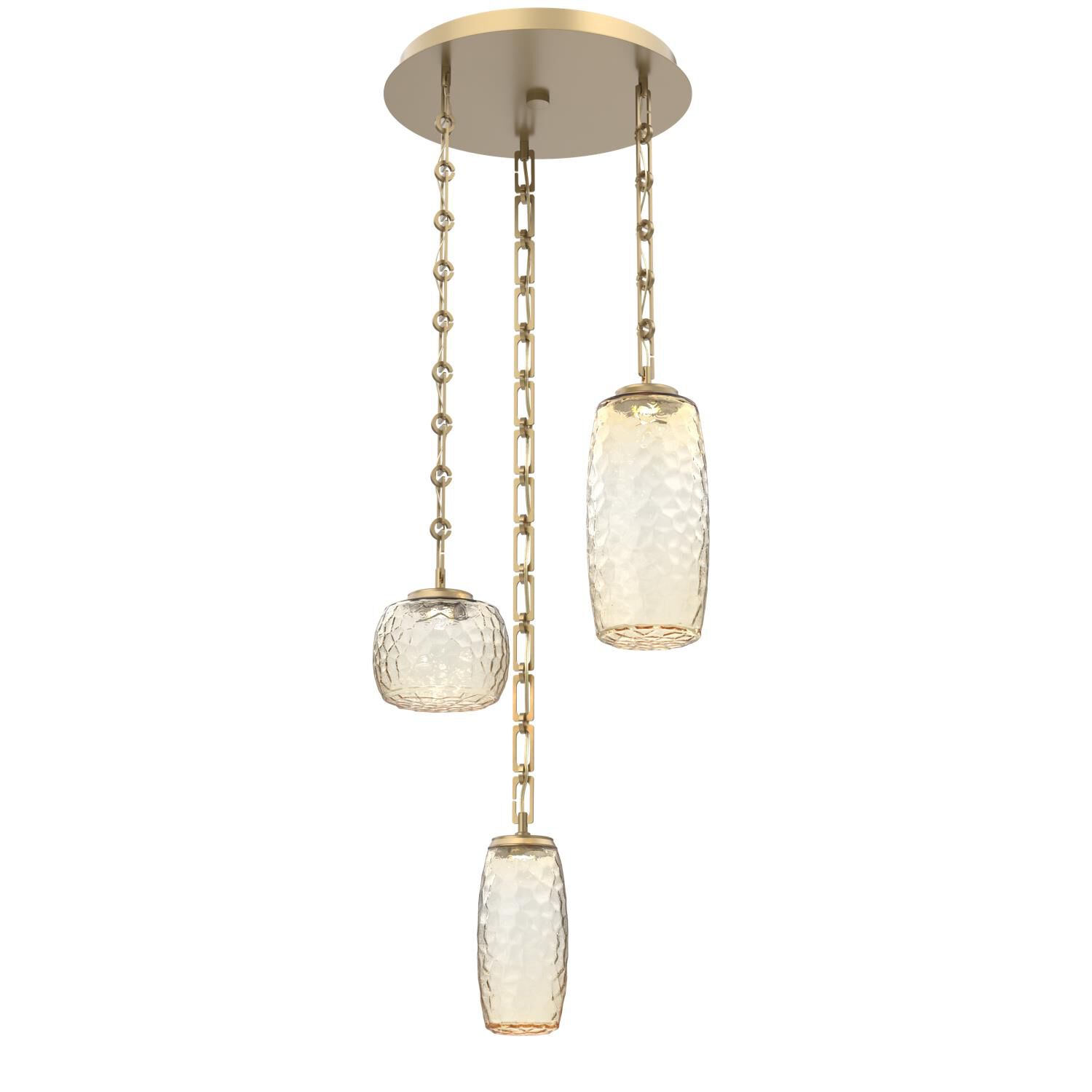 Levi Wilson Vessel 19 Inch Multi Light Pendant by Hammerton Studio