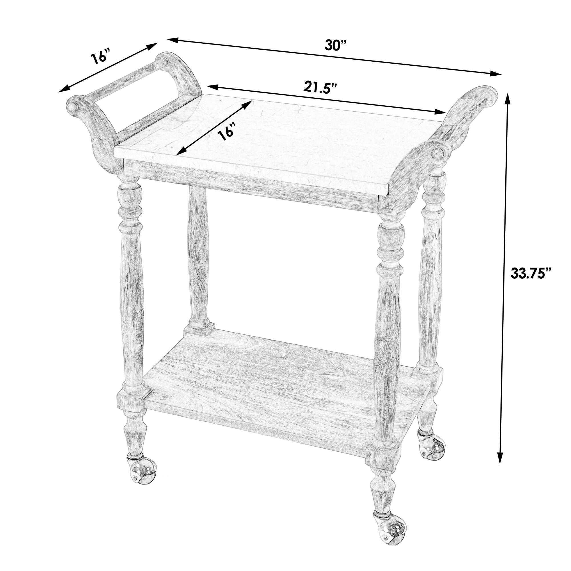 Danielle Bar Cart by Butler Specialty Company