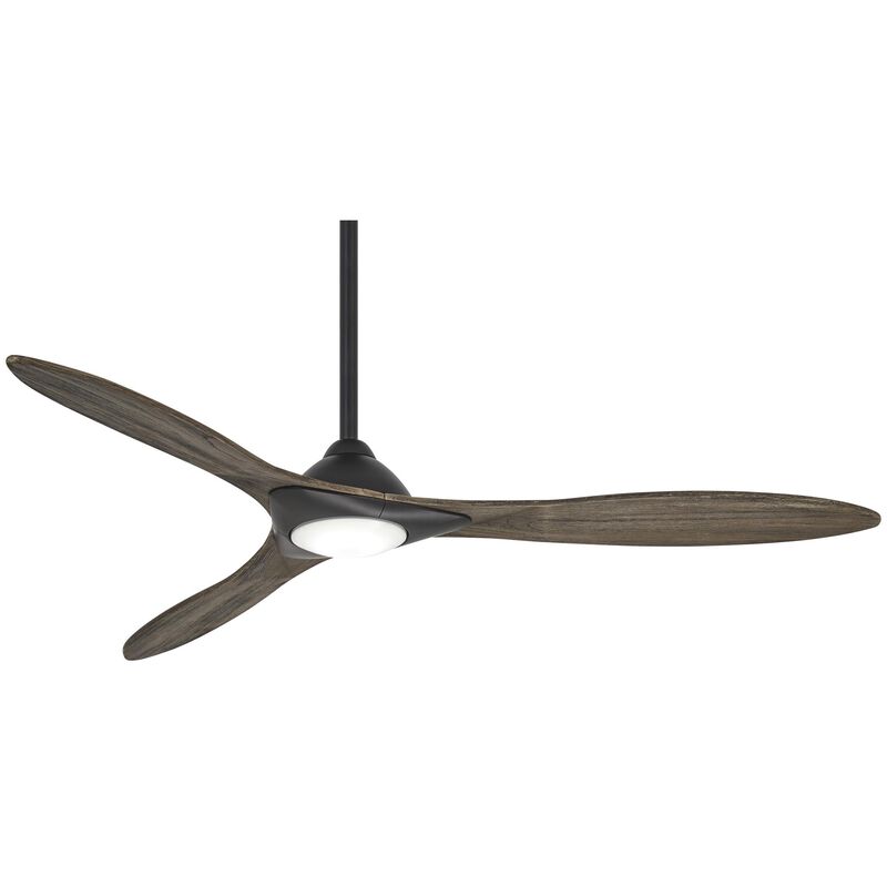 Sleek 60 Inch Ceiling Fan with Light Kit by Minka Aire