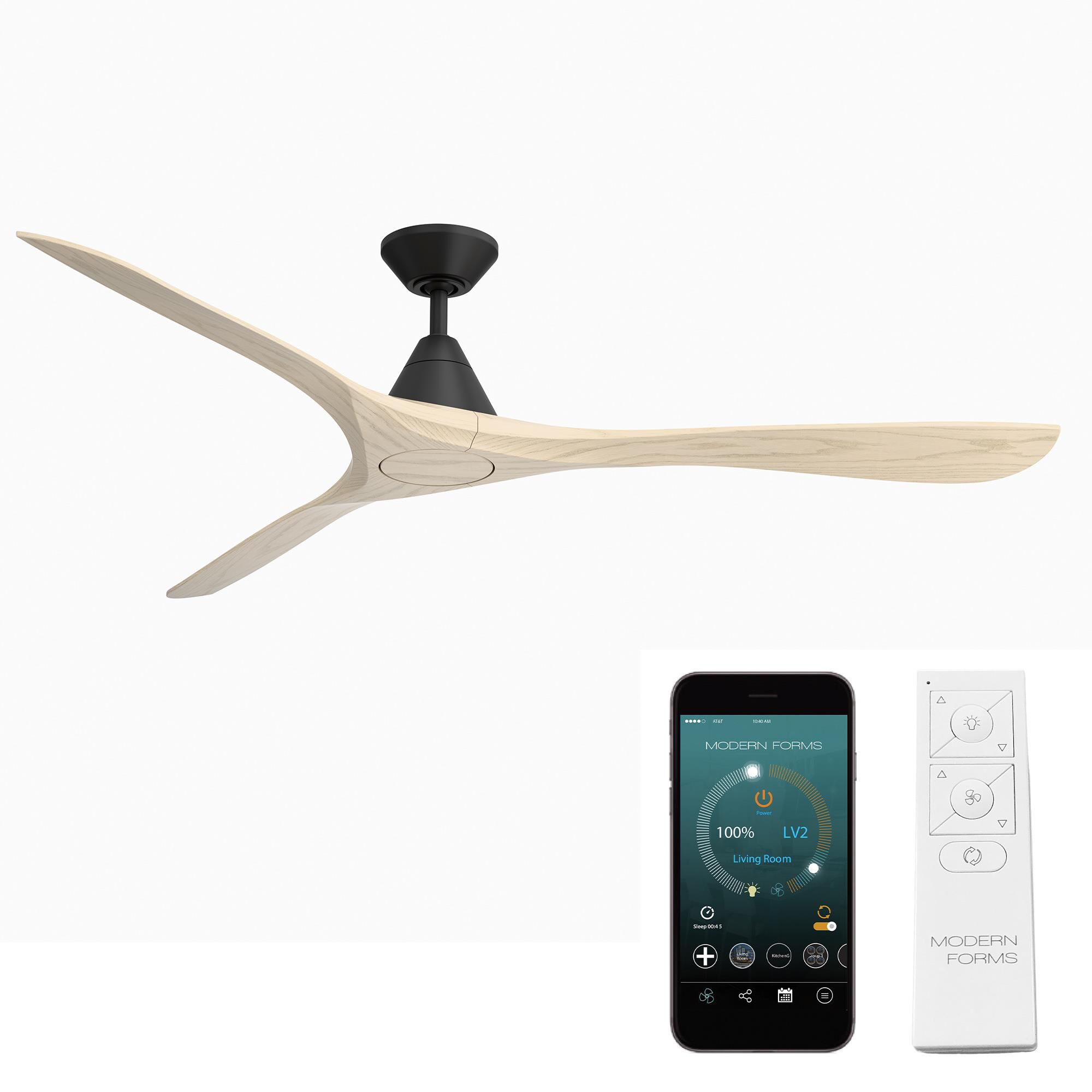 Carve 72 Inch Ceiling Fan with Light Kit by Modern Forms