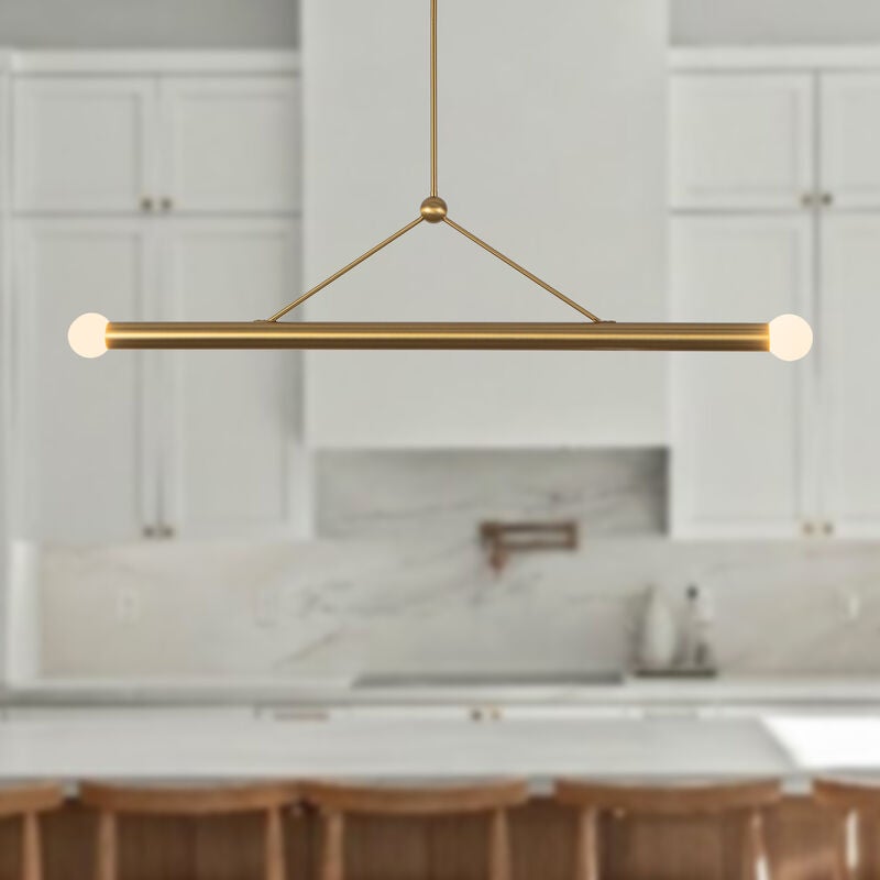 Calla Medium Linear Chandelier by Kuzco