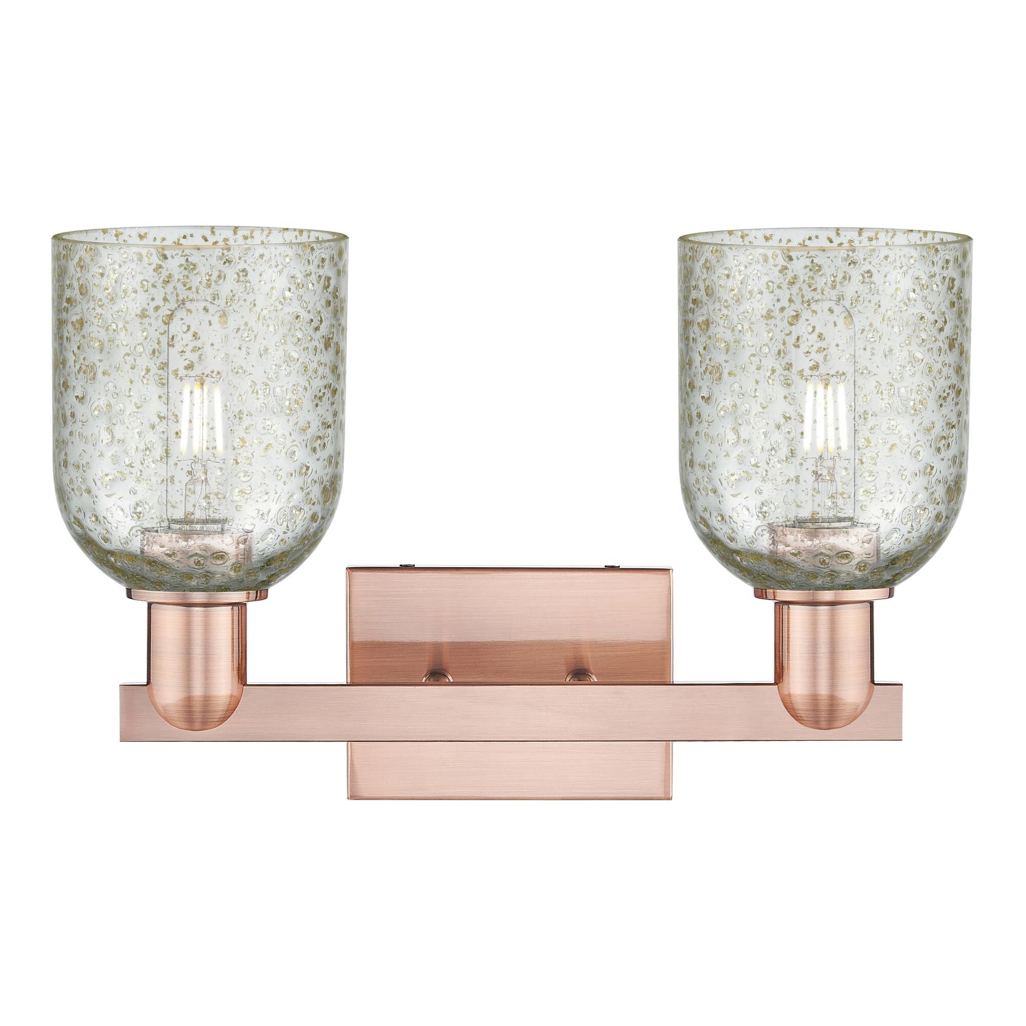 Shown in Antique Copper finish and Mica glass