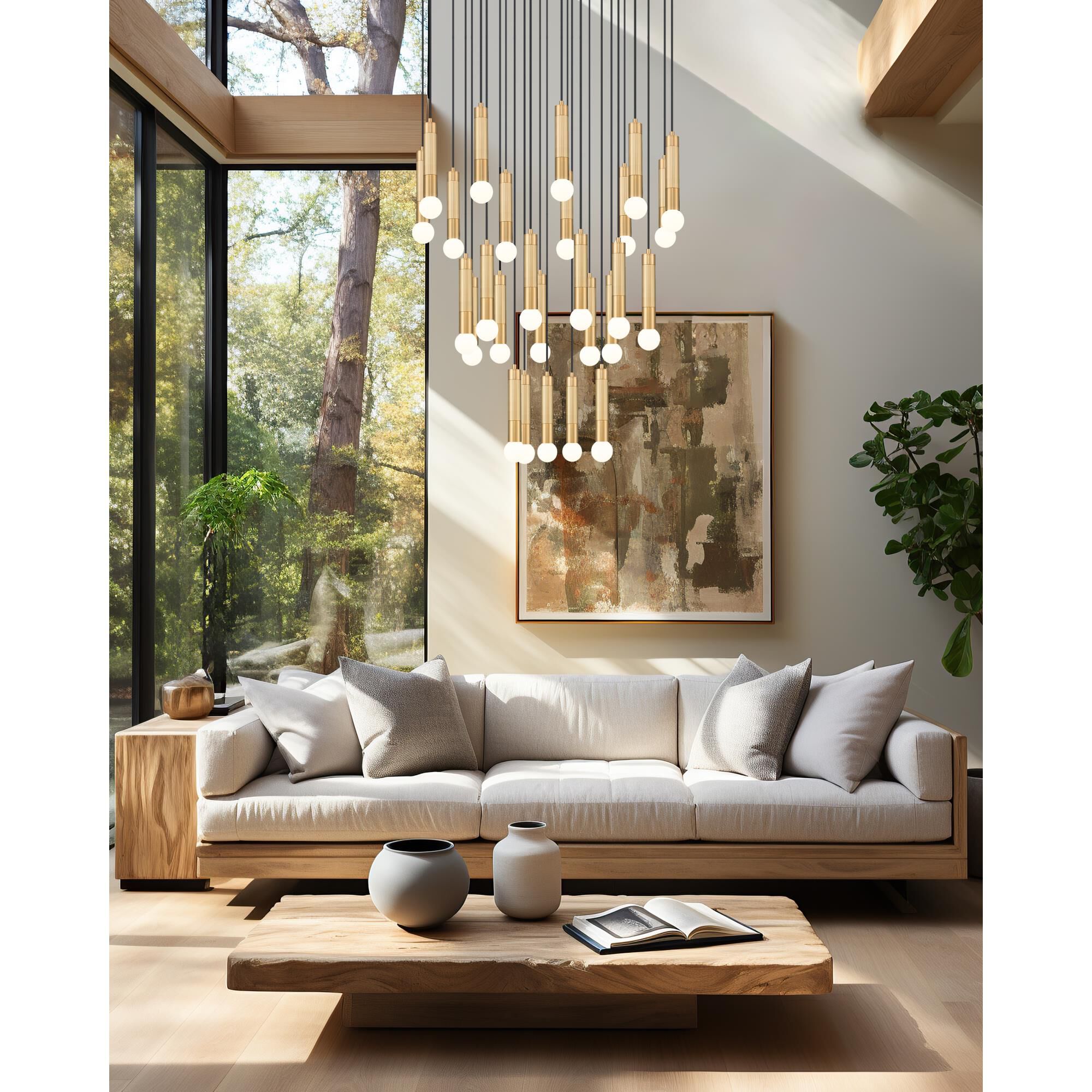 Stari 36 Inch Multi Light Pendant by Z Lite